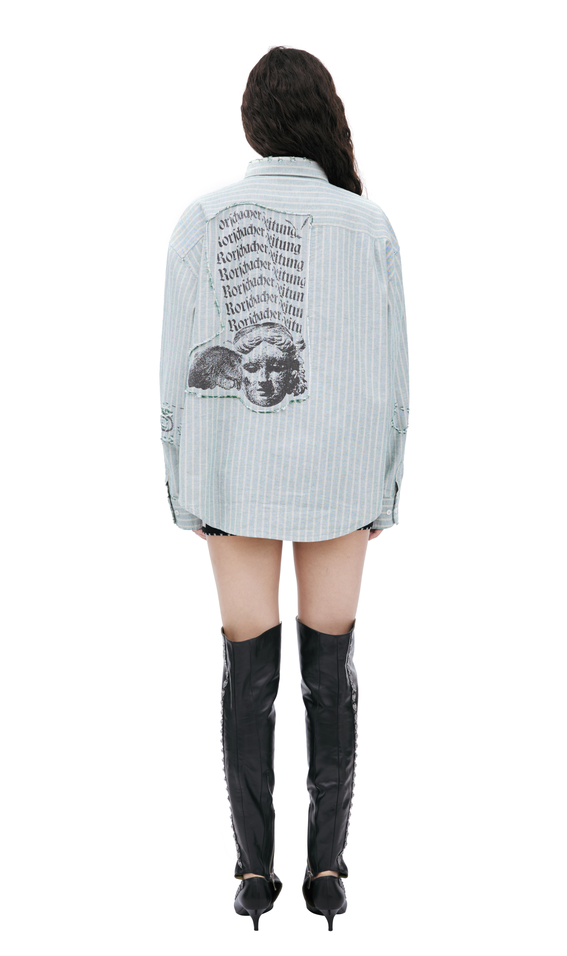 Enfants Riches Déprimés Striped printed shirt