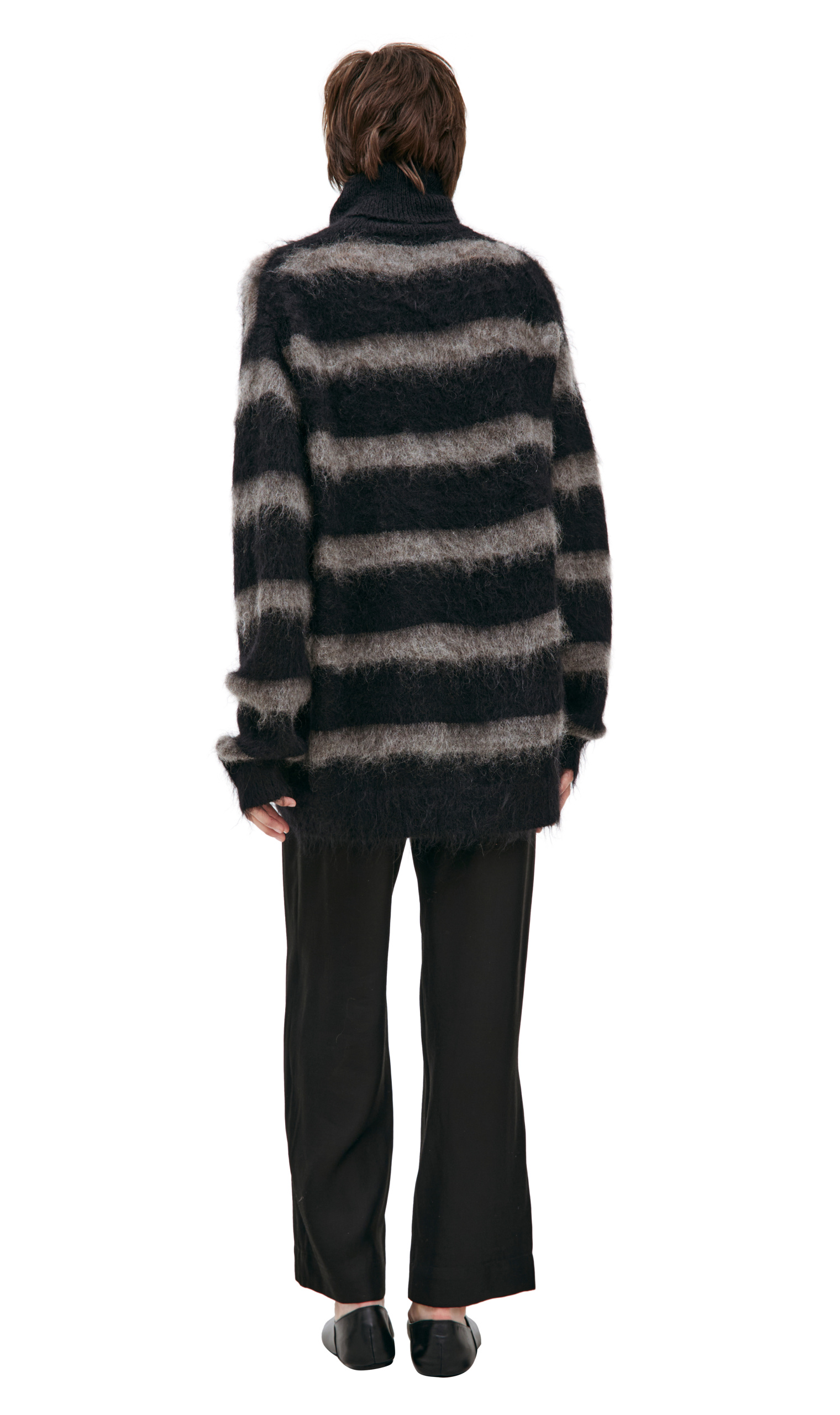 Yohji Yamamoto Striped wool sweater