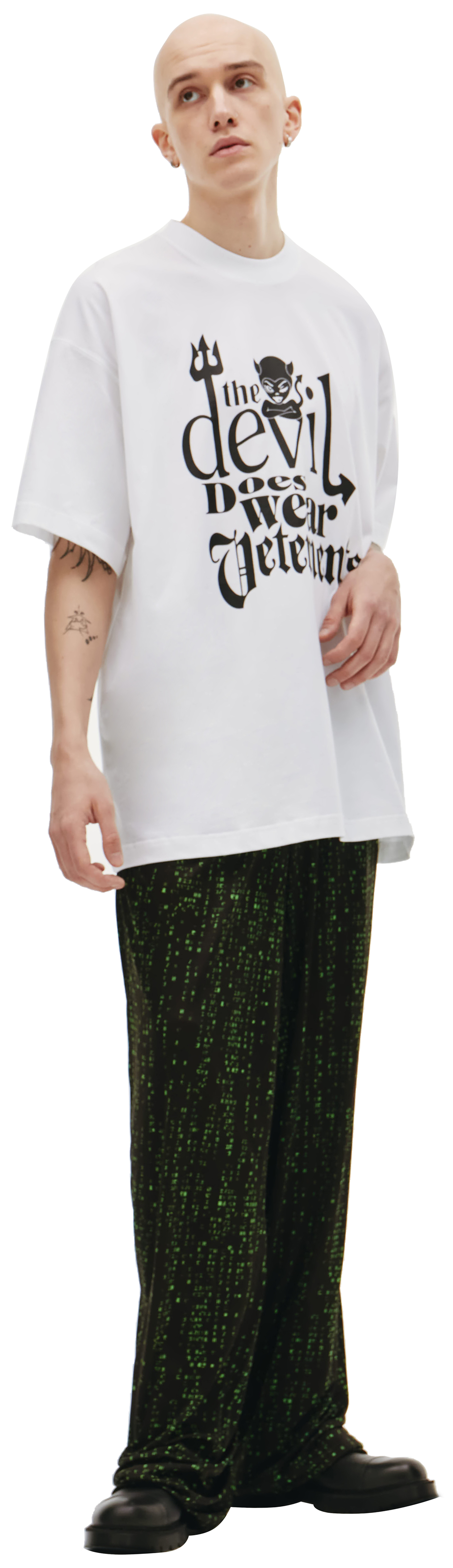 VETEMENTS The Devil cotton t-shirt