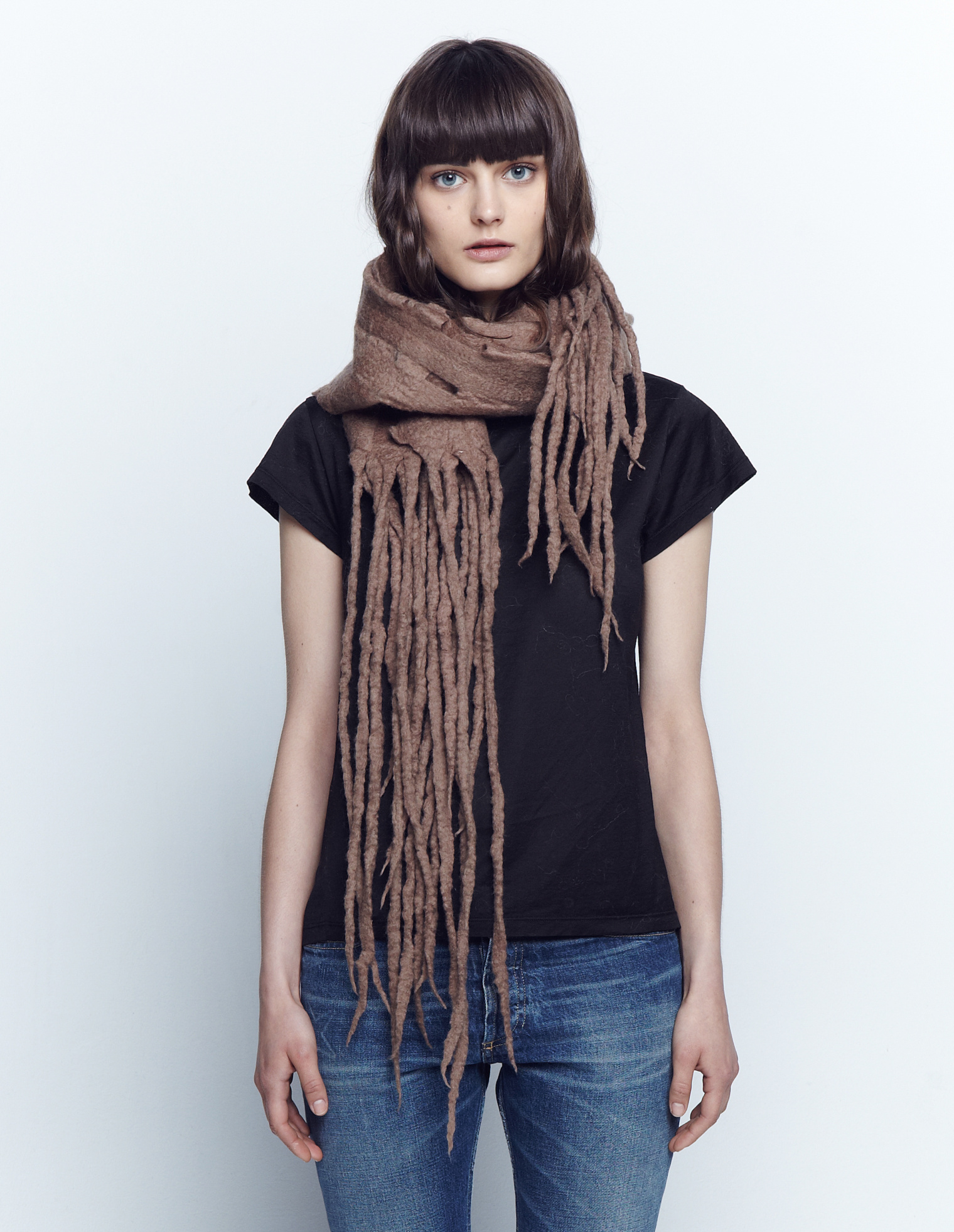 Taiana Ripped scarf