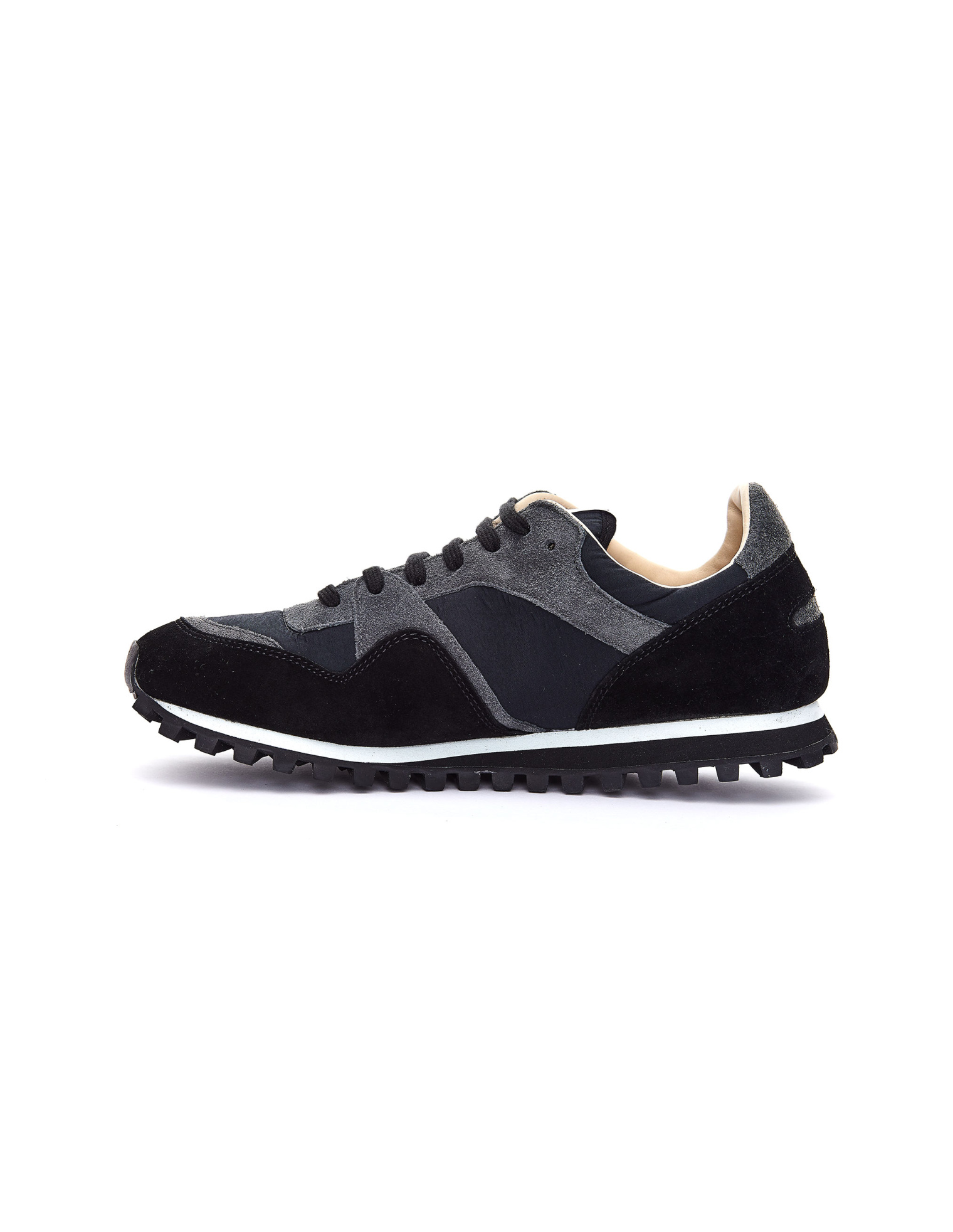 Spalwart Black & Grey Marathon Trail Low Sneakers