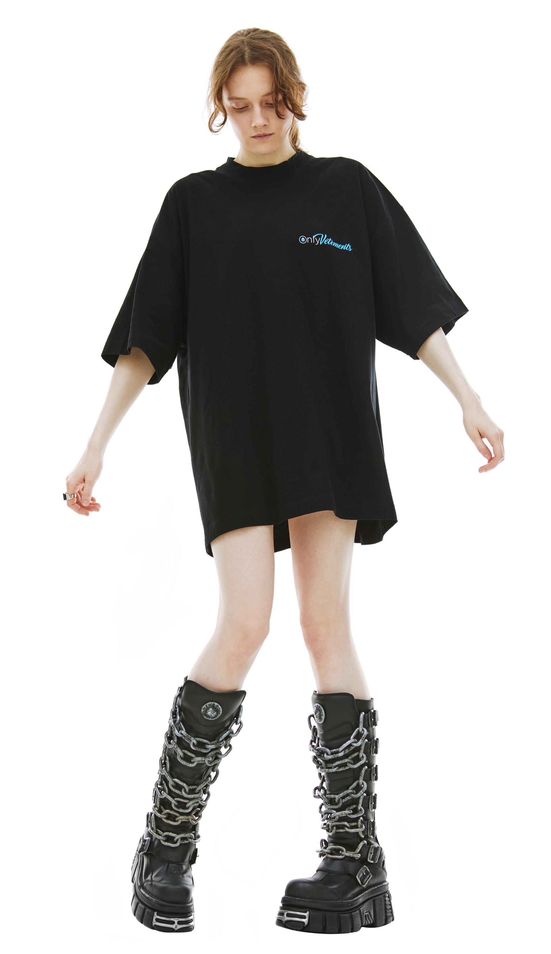 VETEMENTS Black \'Only Vetements\' T-Shirt