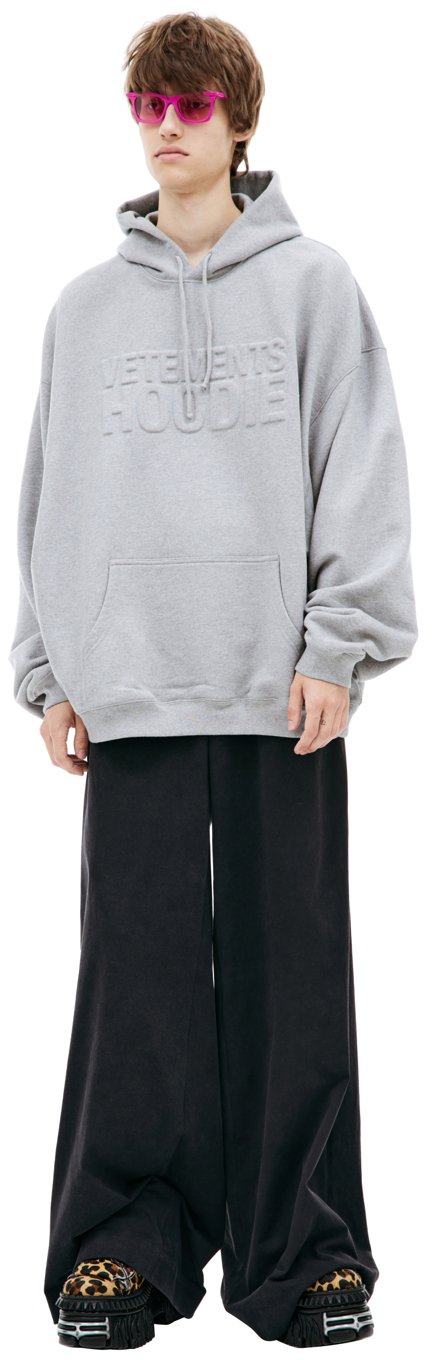 VETEMENTS Gray Illusion hoodie