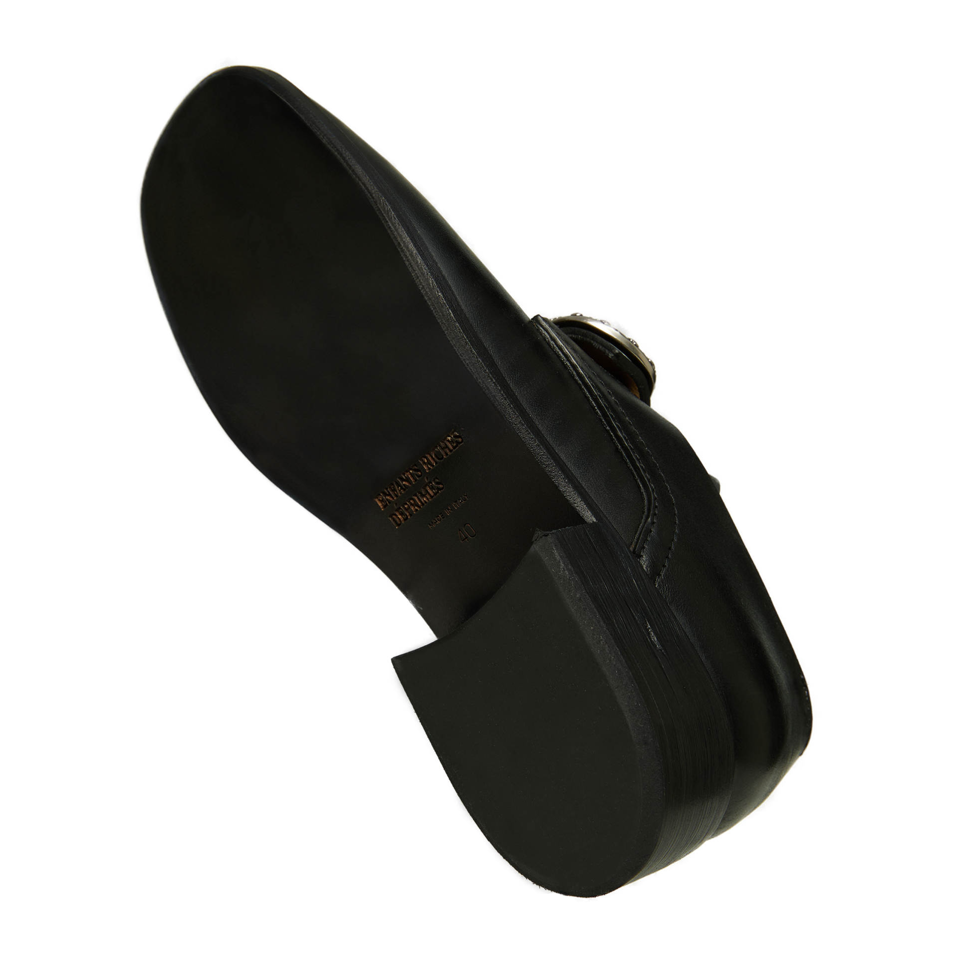 Enfants Riches Déprimés Black leather shoes