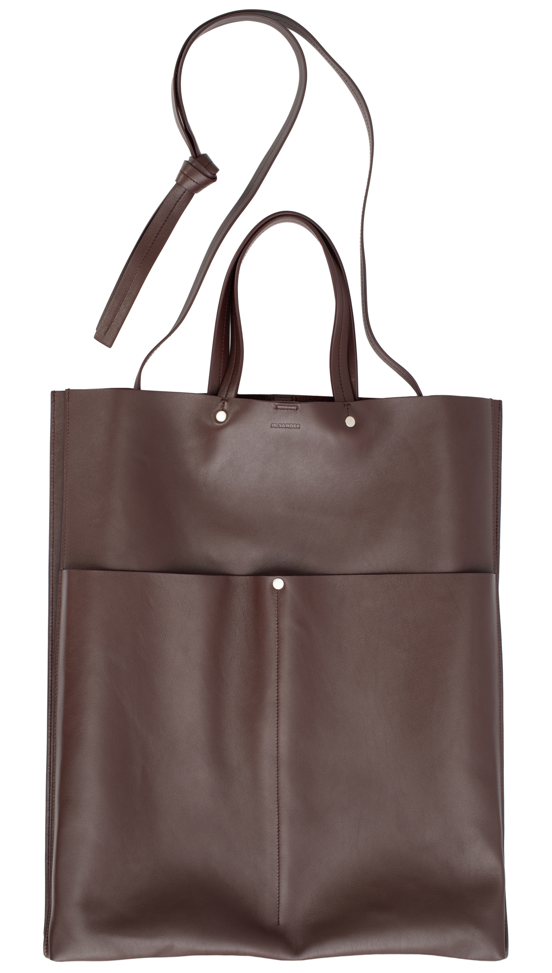 Jil Sander Leather tote bag wit pockets