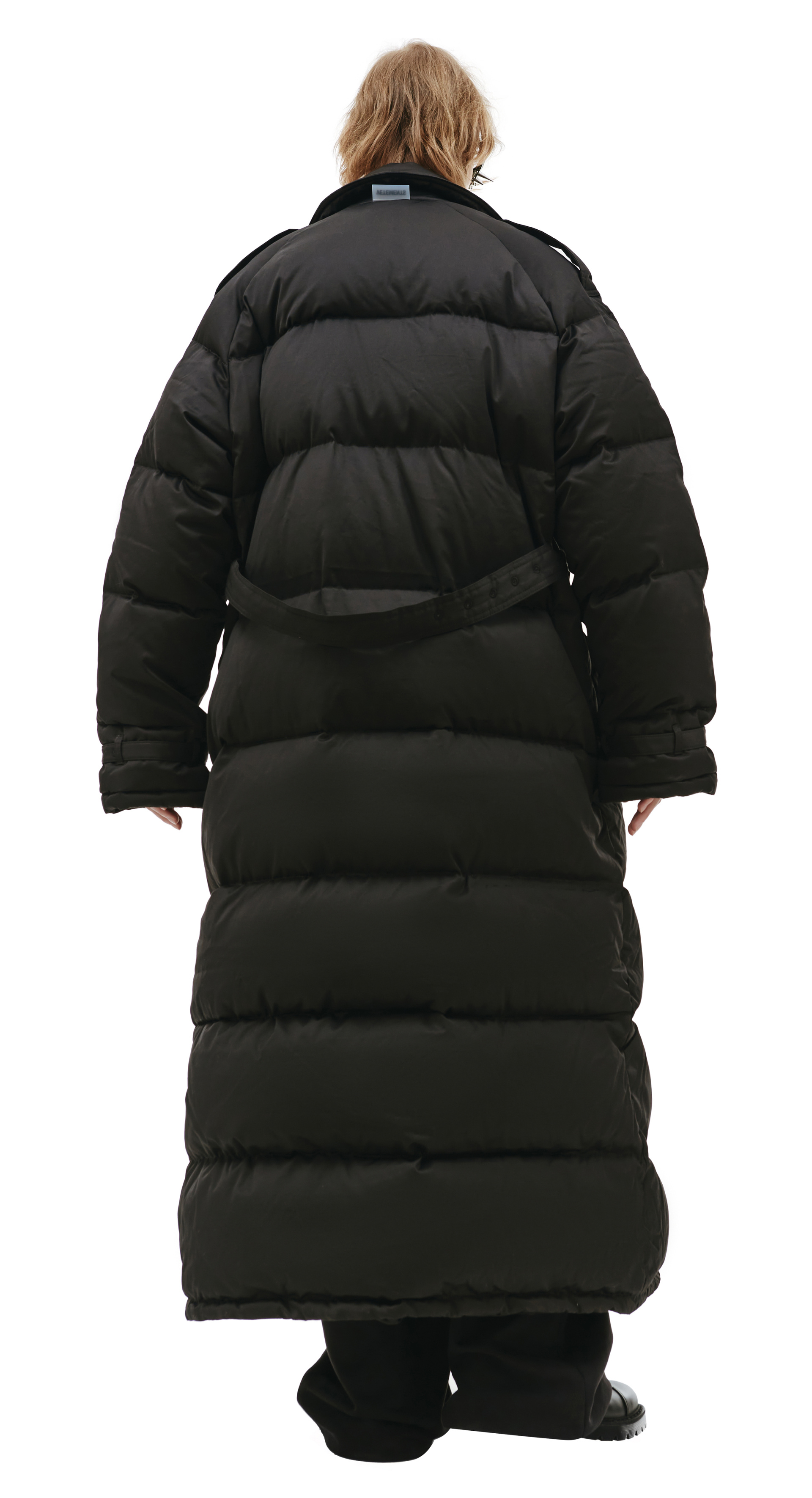 VETEMENTS Black down coat