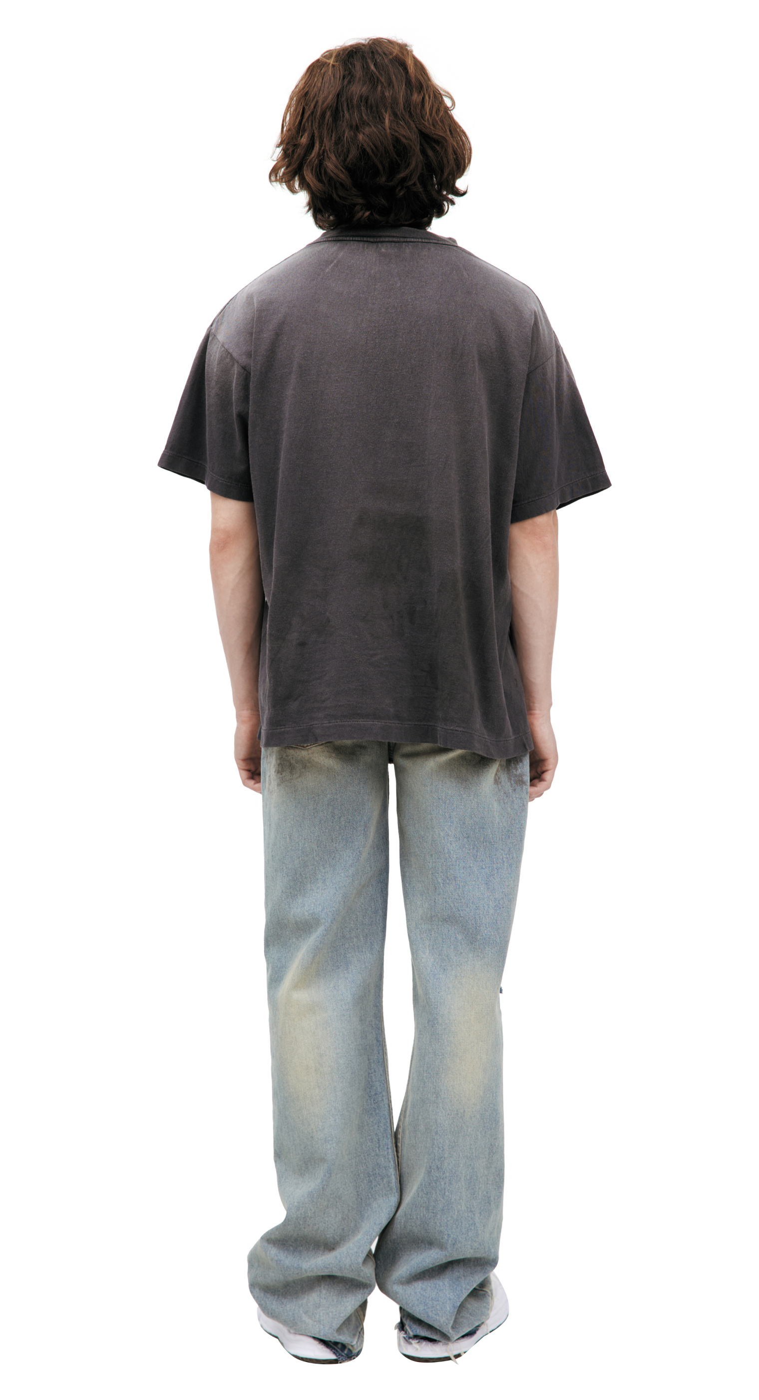 Saint Mxxxxxx Grey print T-shirt