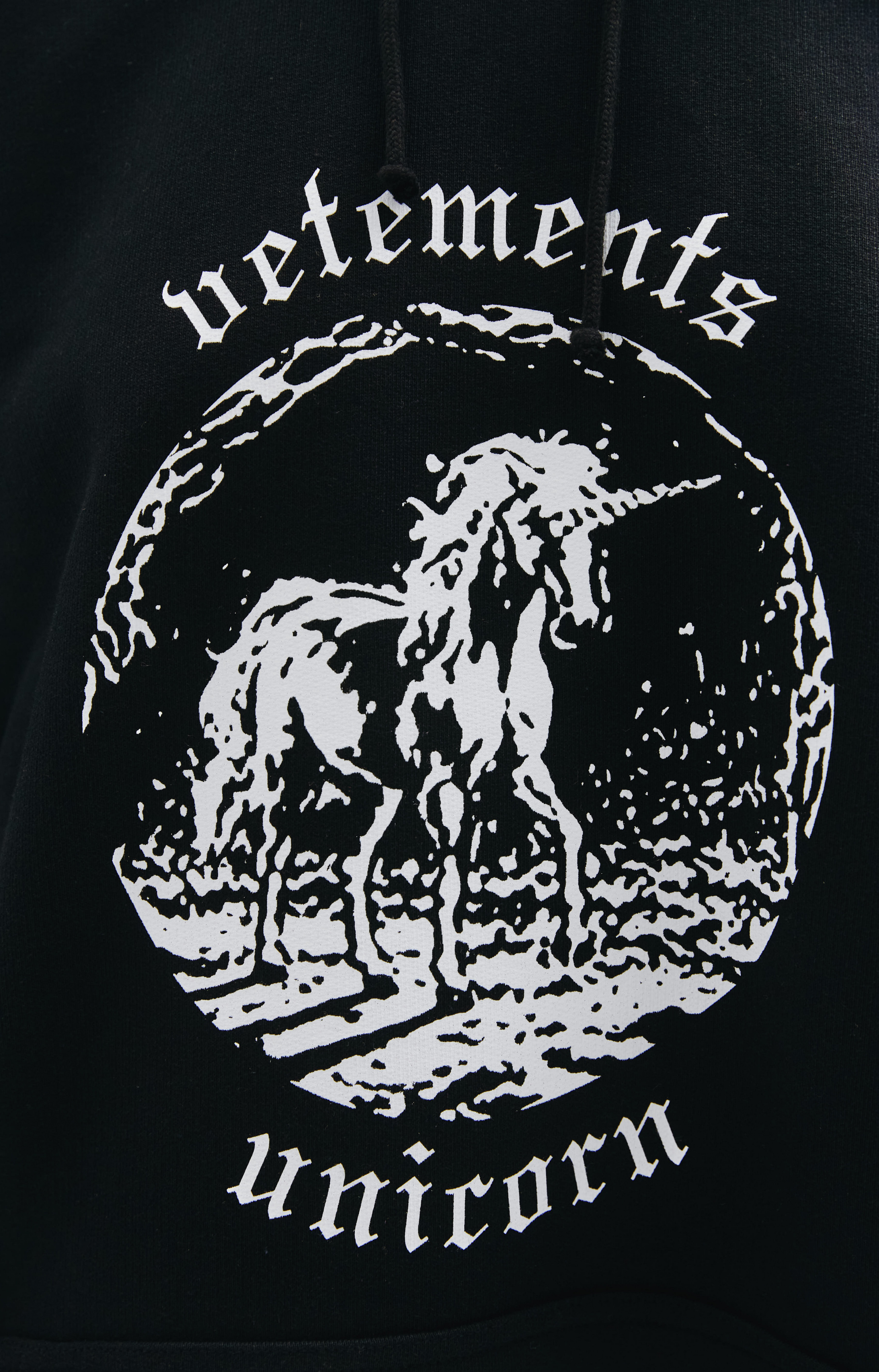 VETEMENTS Unicorn printed hoodie
