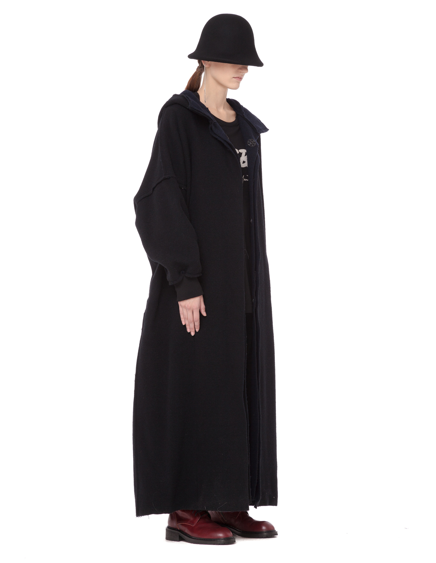 Yohji Yamamoto Шерстяная шляпа-клош