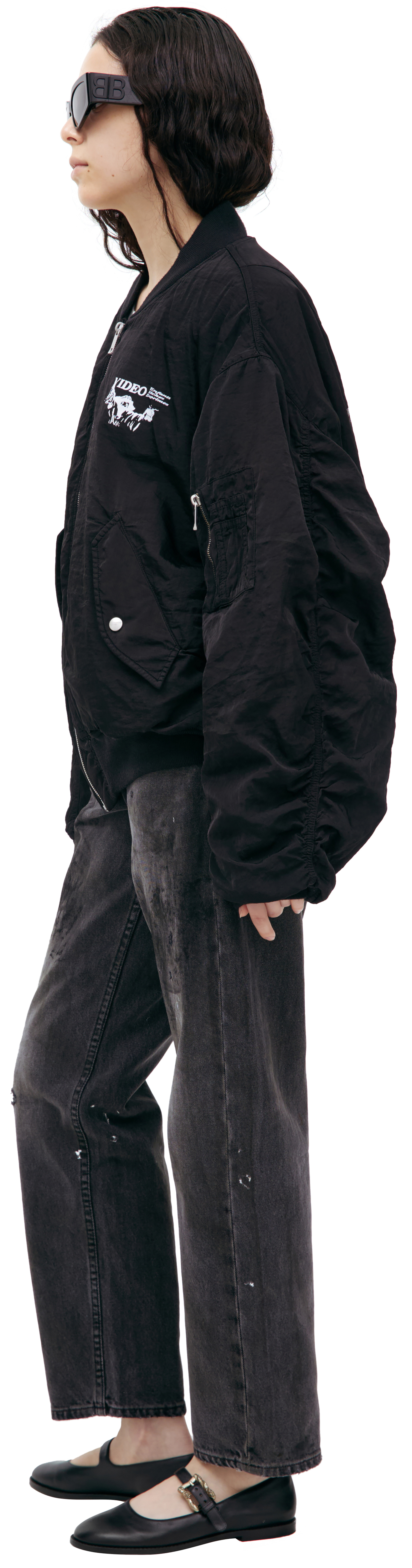 Enfants Riches Déprimés Black zippered bomber