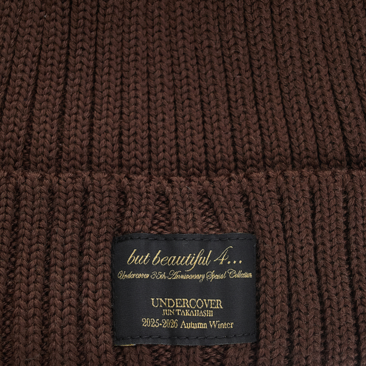 Buy Undercover men wool beanie with logo for $240 online on SV77