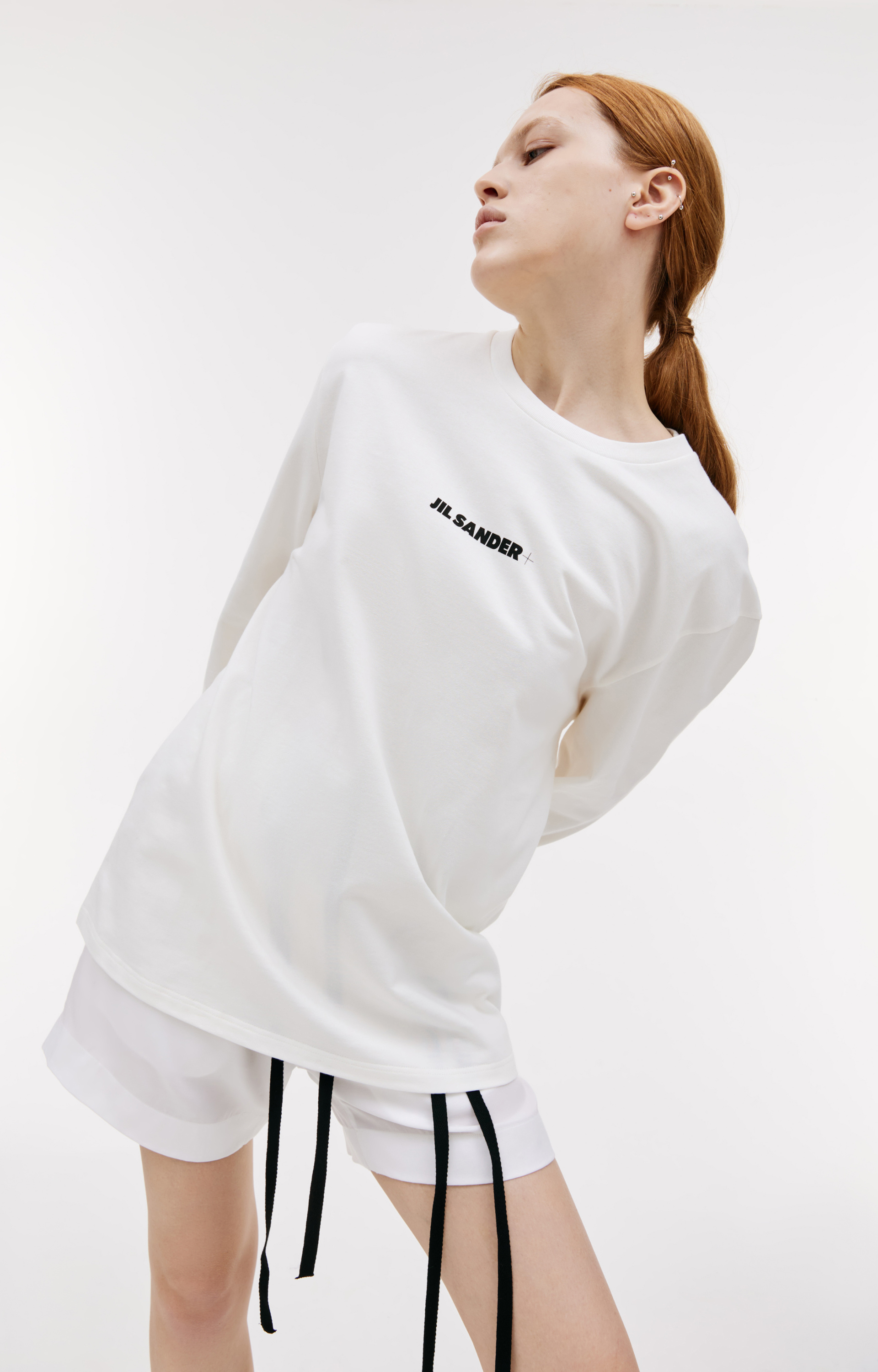 Jil Sander Logo printed longsleeve