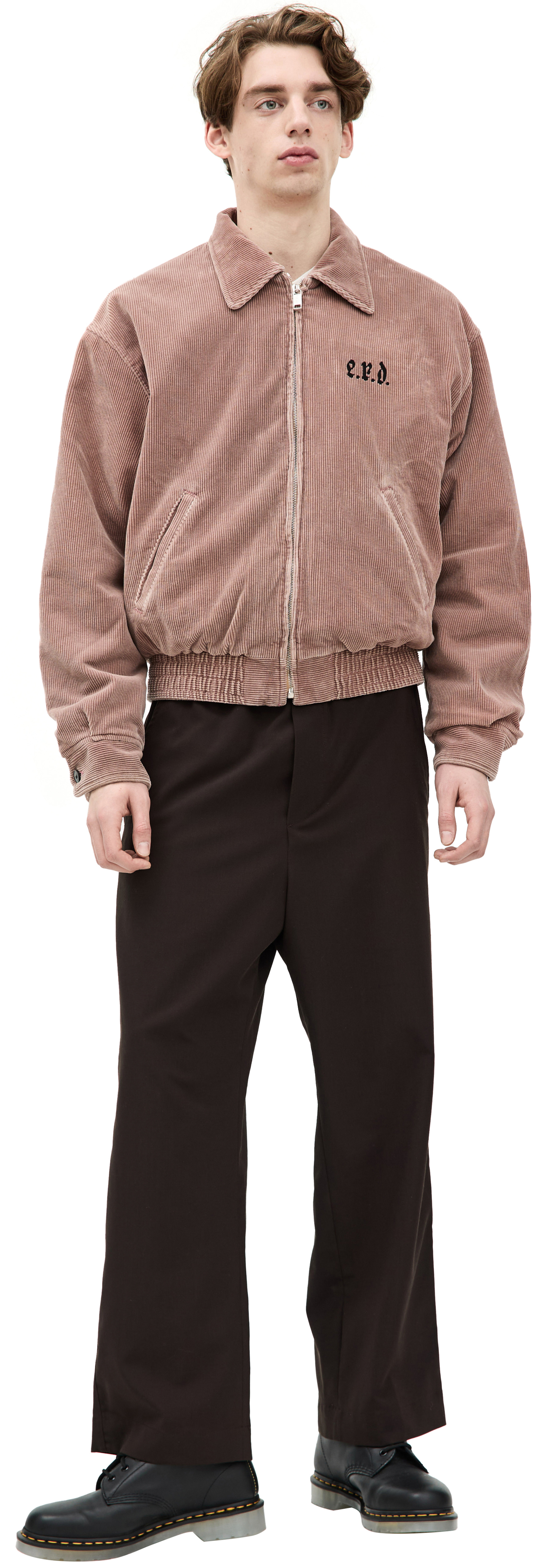 Enfants Riches Déprimés Embroidered Corduroy Jacket