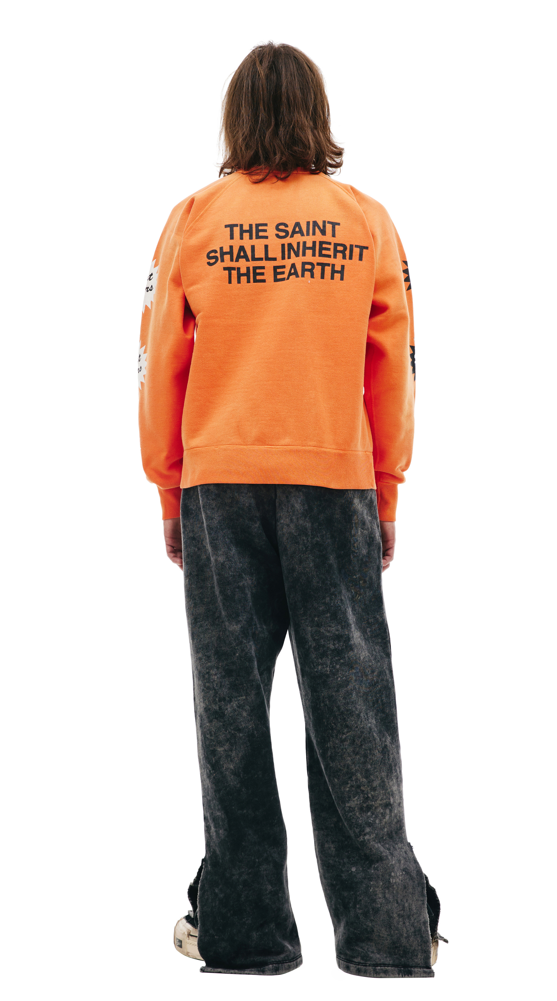 Saint Michael Milk pack printed sweatshirt