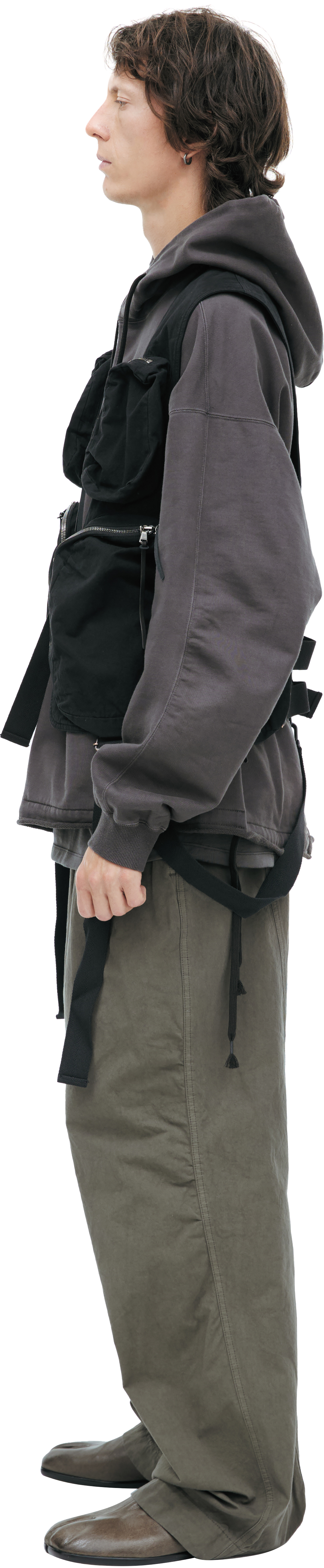 The Viridi-Anne Cotton vest with deep pockets