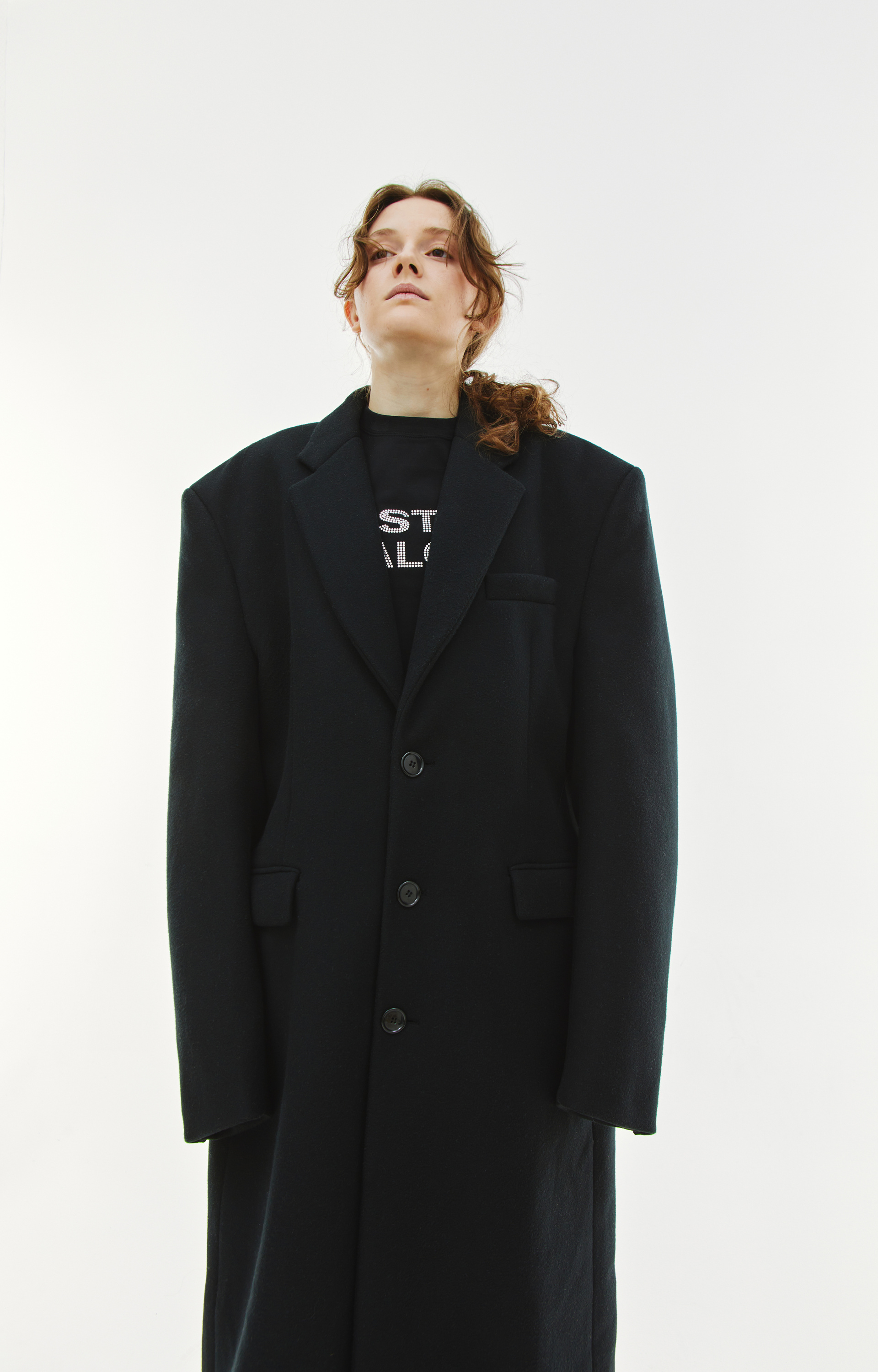 VETEMENTS Black Oversized Coat