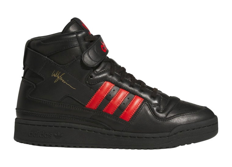 adidas x Willy Chavarria Forum 84 Hi (Core Black/Red), 8.5