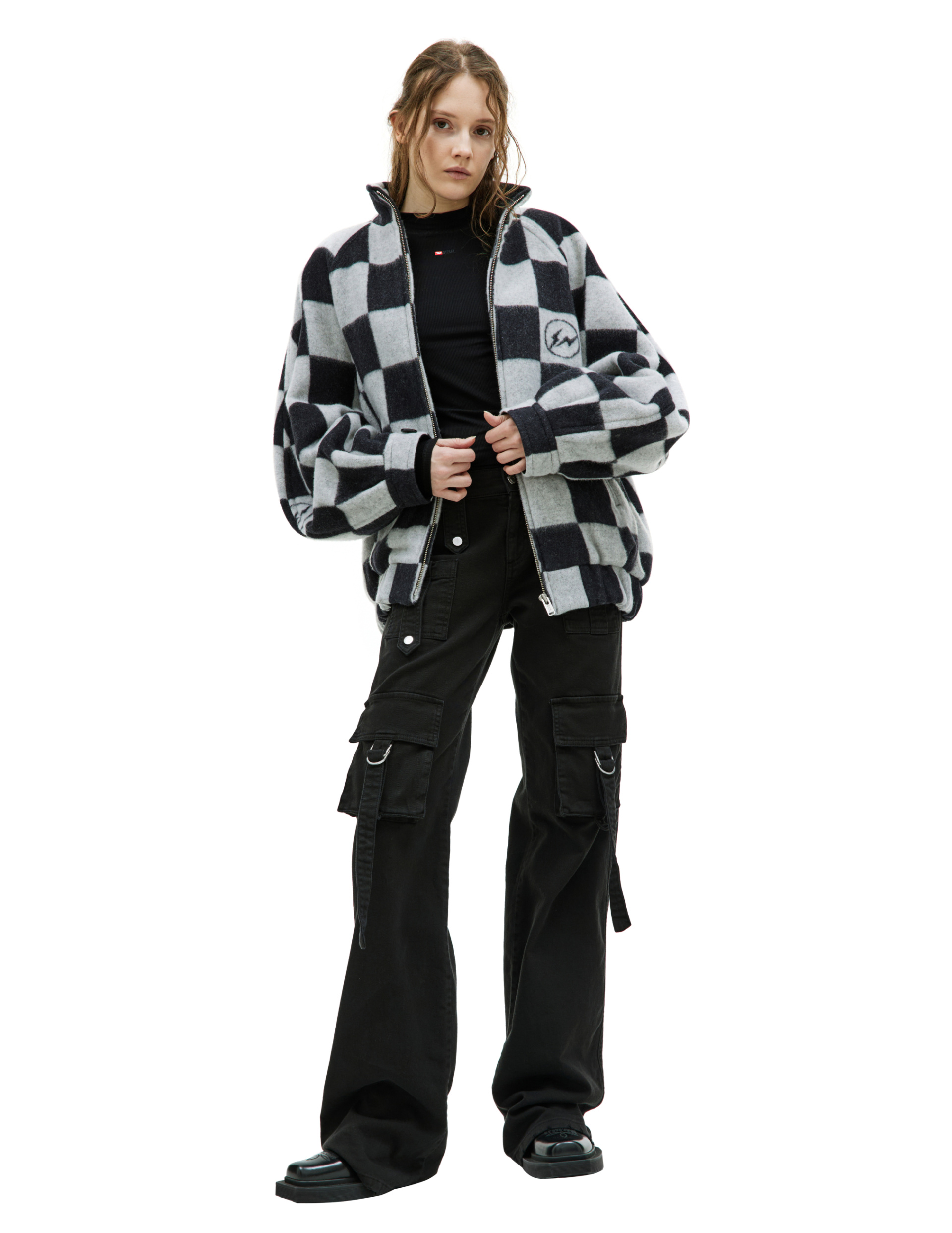 Undercover Undercover x Fragment design wool bomber jacket