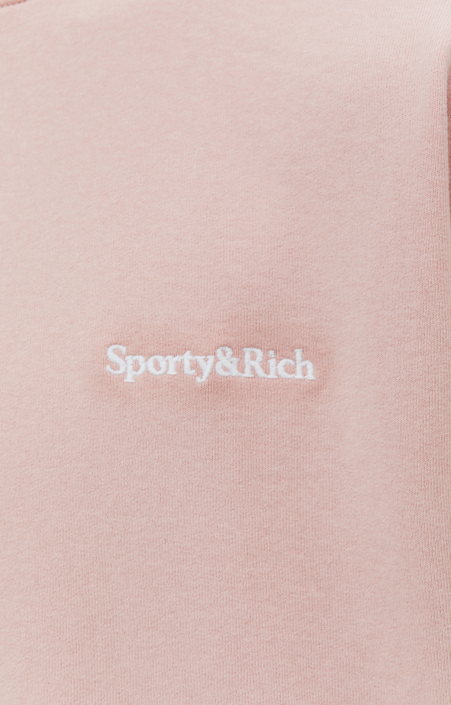 SPORTY & RICH Pink Logo Sweatshirt