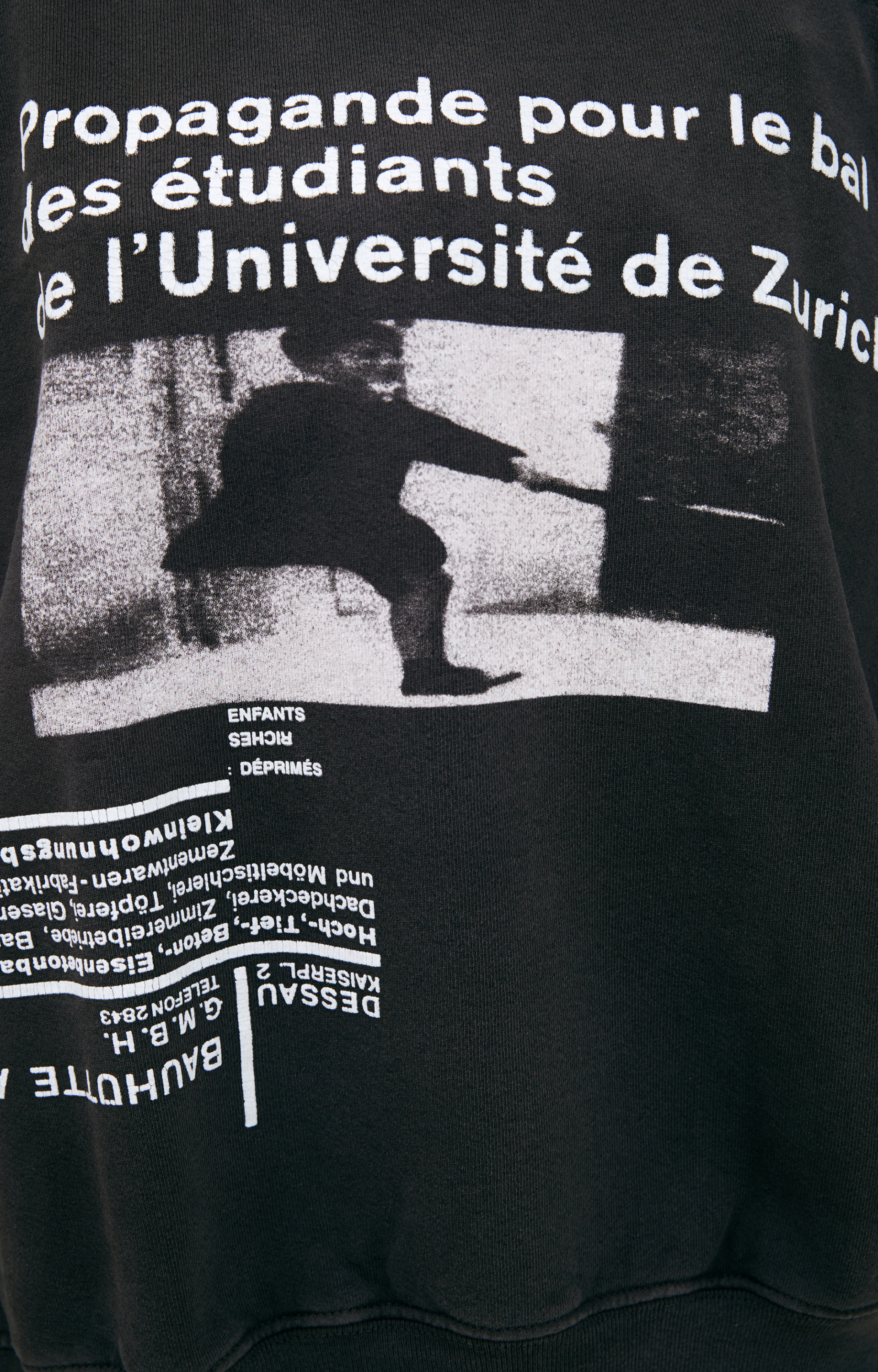 Enfants Riches Déprimés Dark grеy printed sweatshirt