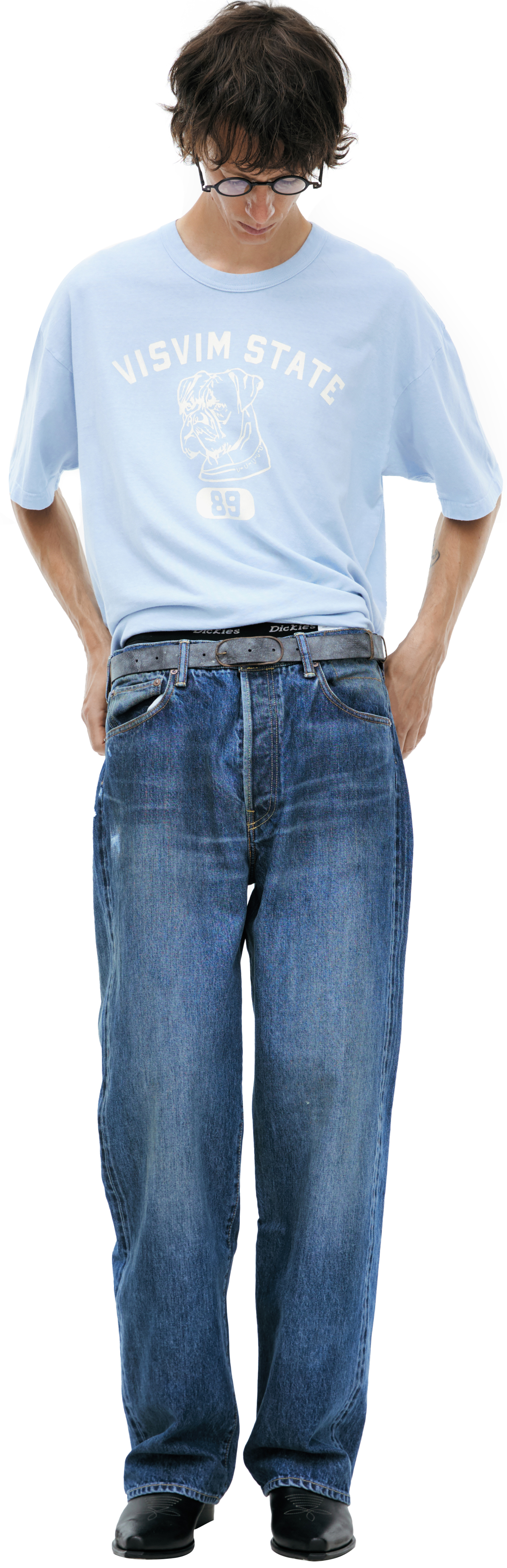 visvim WIDE DMGD-46 jeans