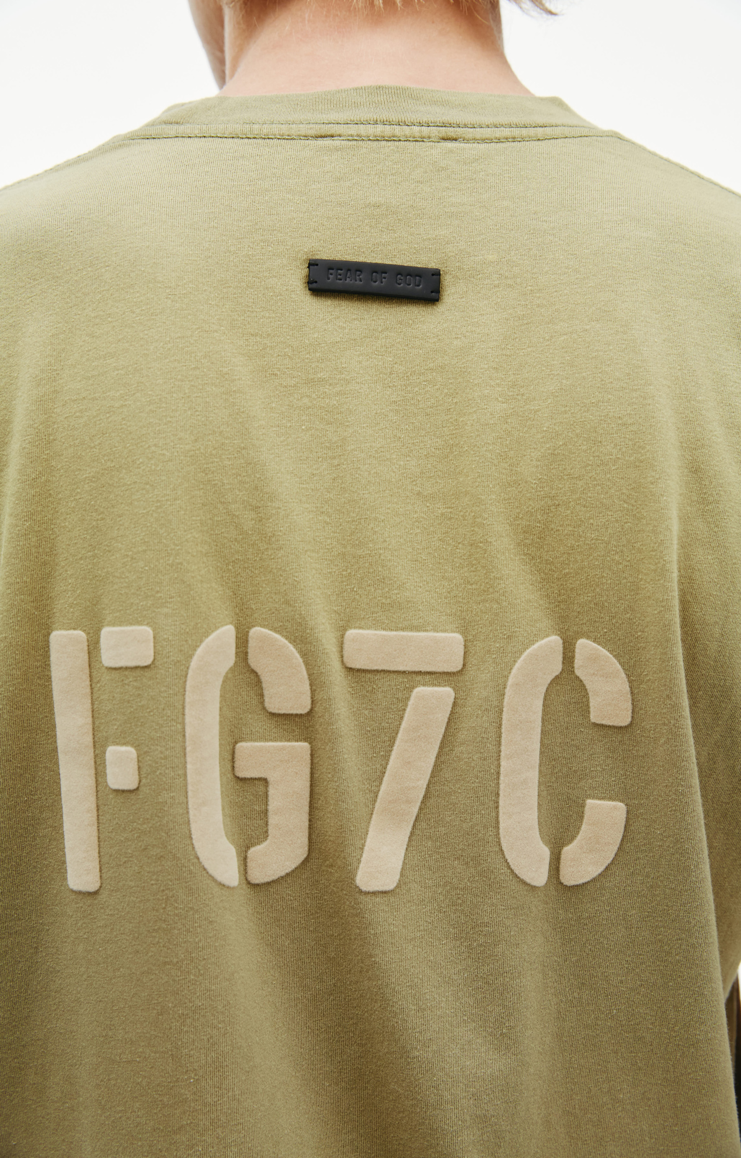 Fear of God FG7C t-shirt in vintage khaki