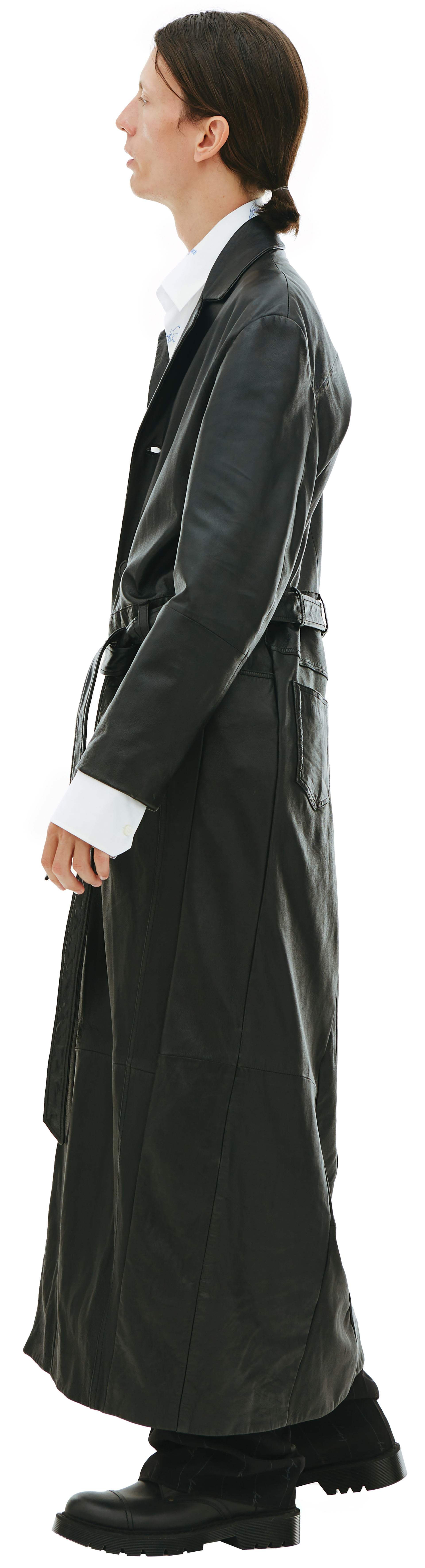 Balenciaga Long leather coat