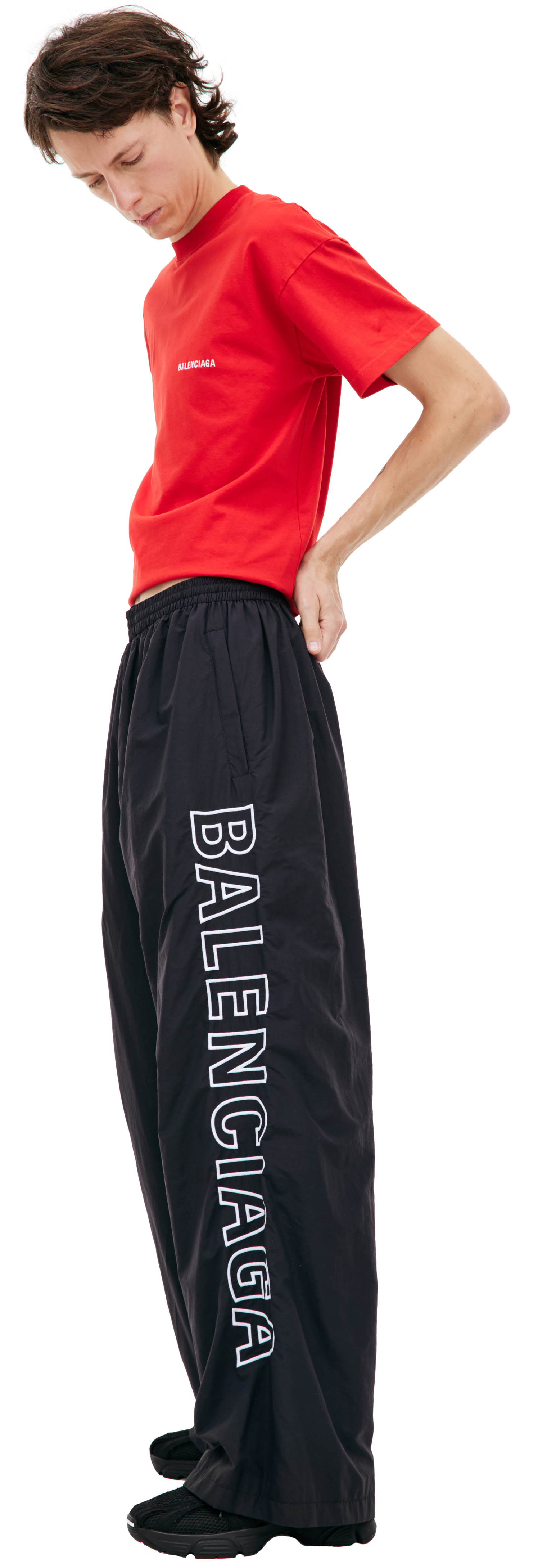 Balenciaga Black logo sweatpants