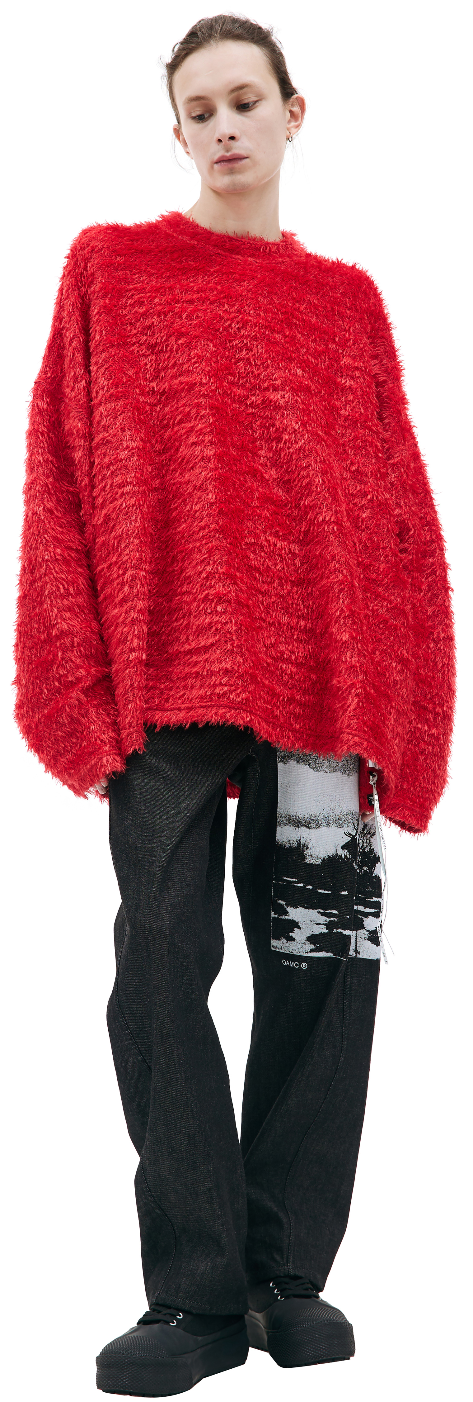 Mastermind WORLD Logo shaggy sweater