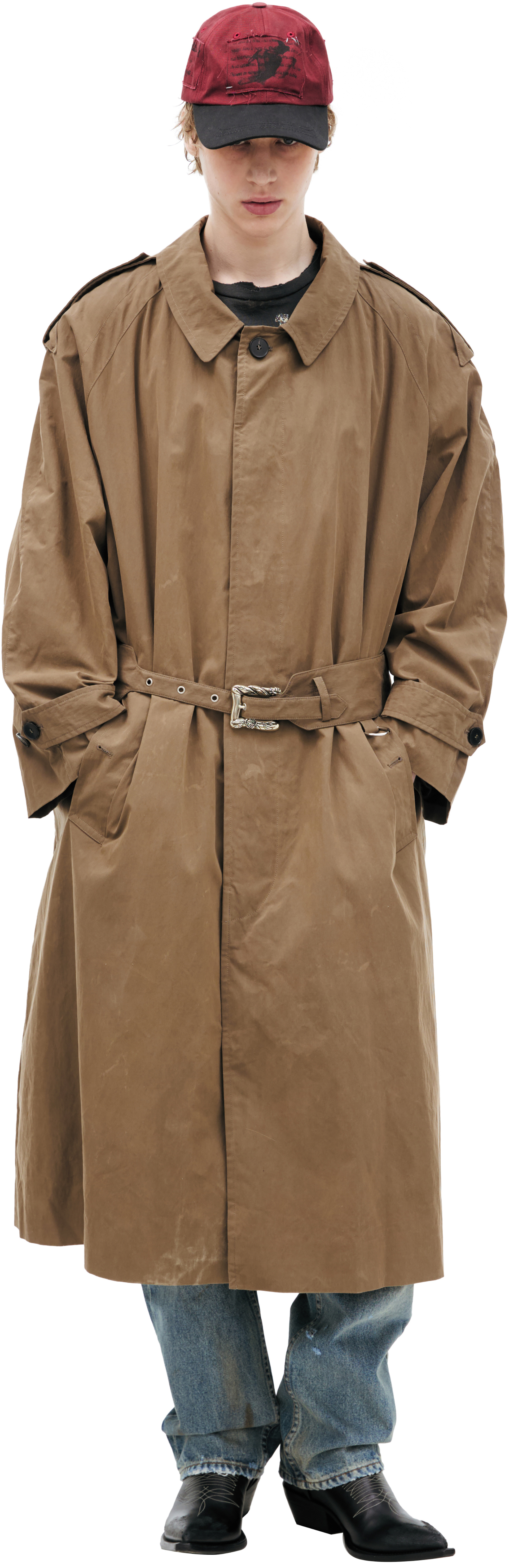 Enfants Riches Déprimés Trench coat with belt