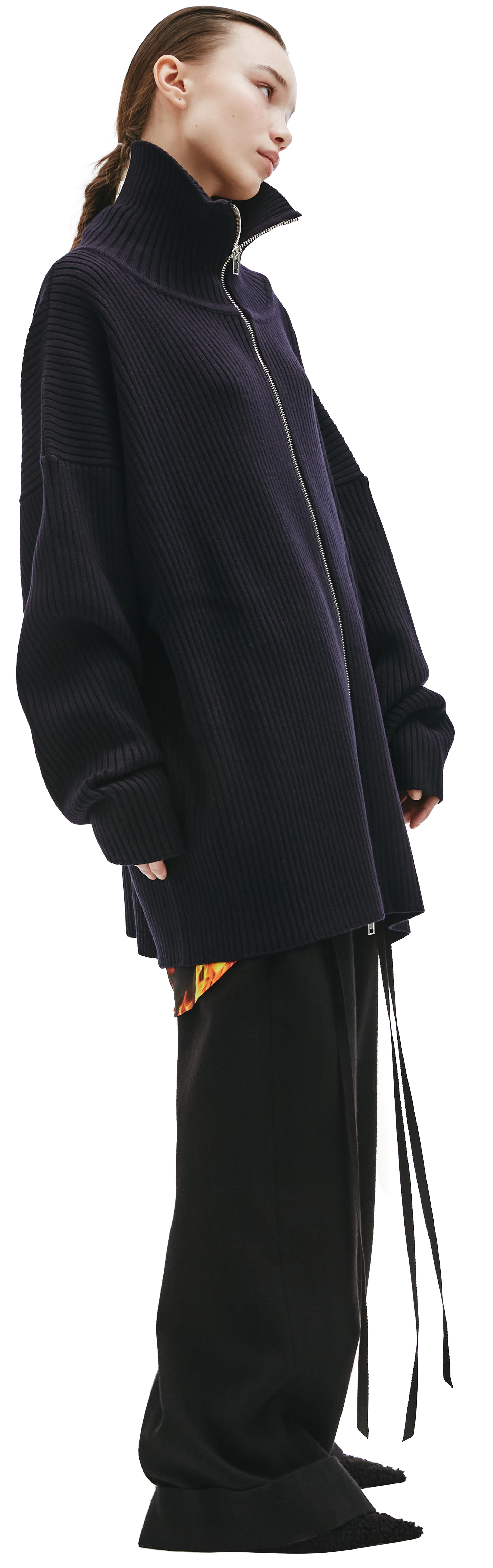 VETEMENTS Wool zipped cardigan
