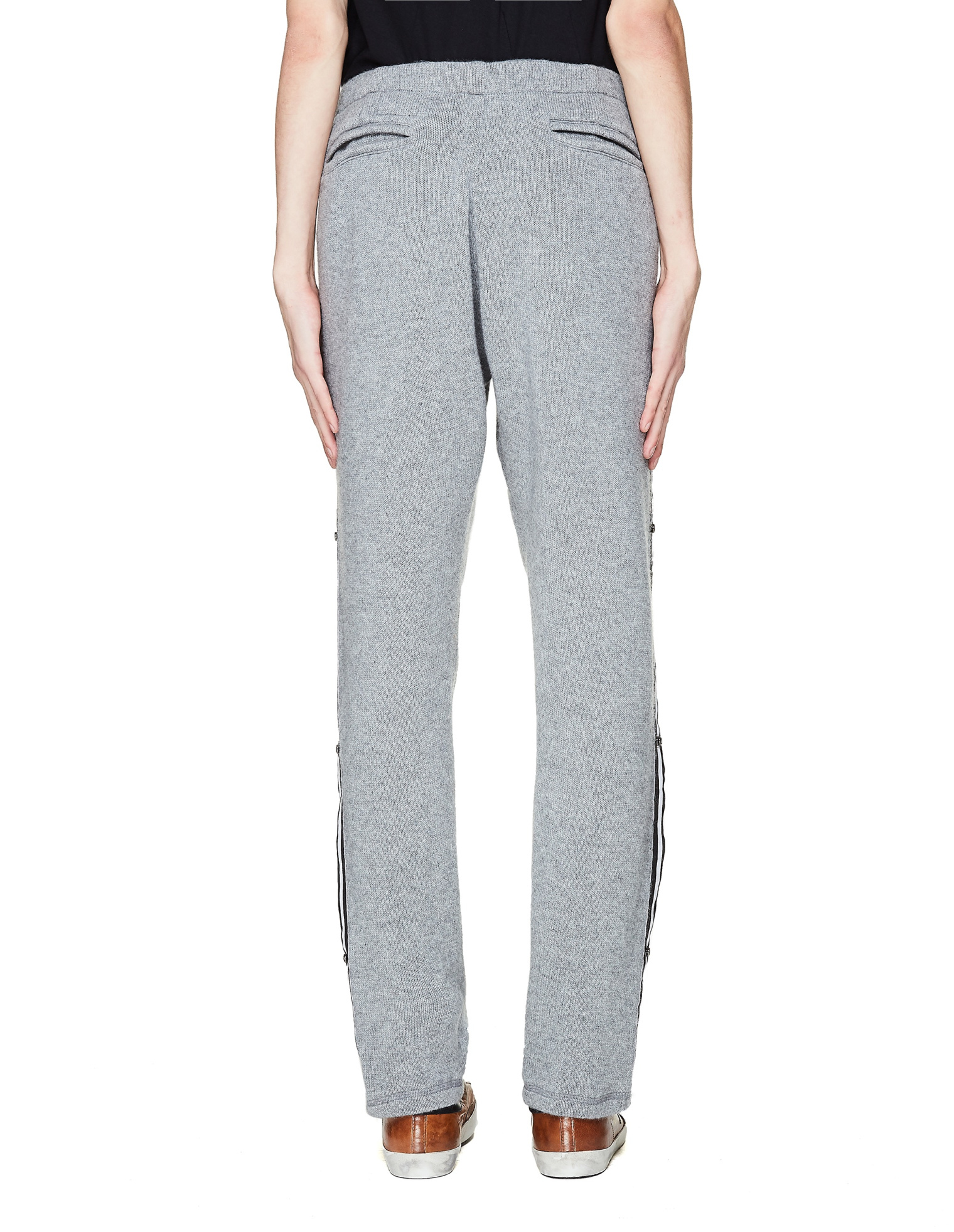 Greg Lauren Кашемировые брюки с лампасами