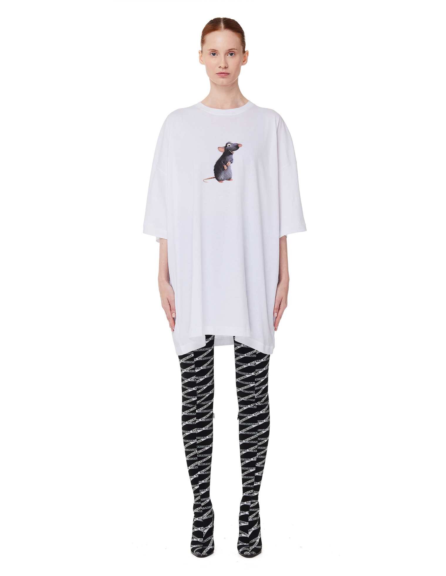 VETEMENTS Сет из двух белых футболок с принтом