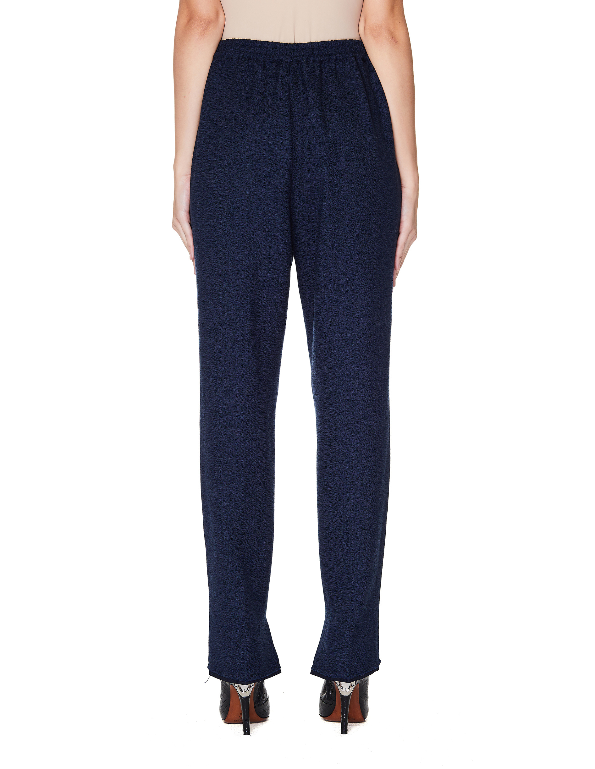 Golden Goose Navy Blue Wool Trousers