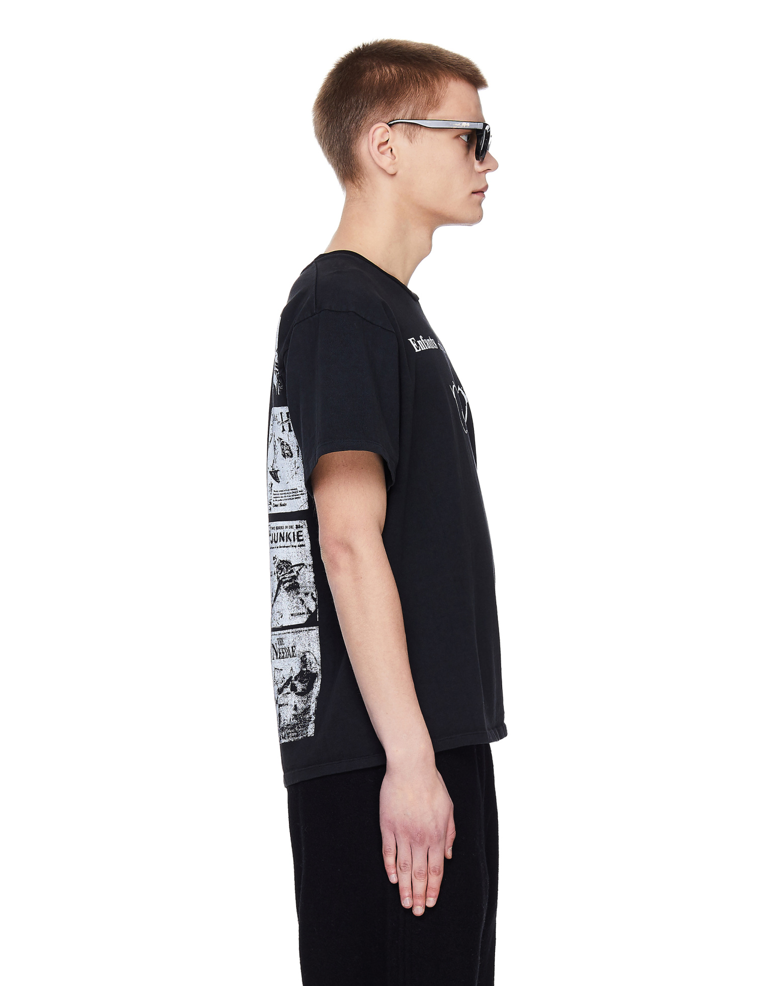 Buy Enfants Riches Déprimés men black addiction t-shirt for $600