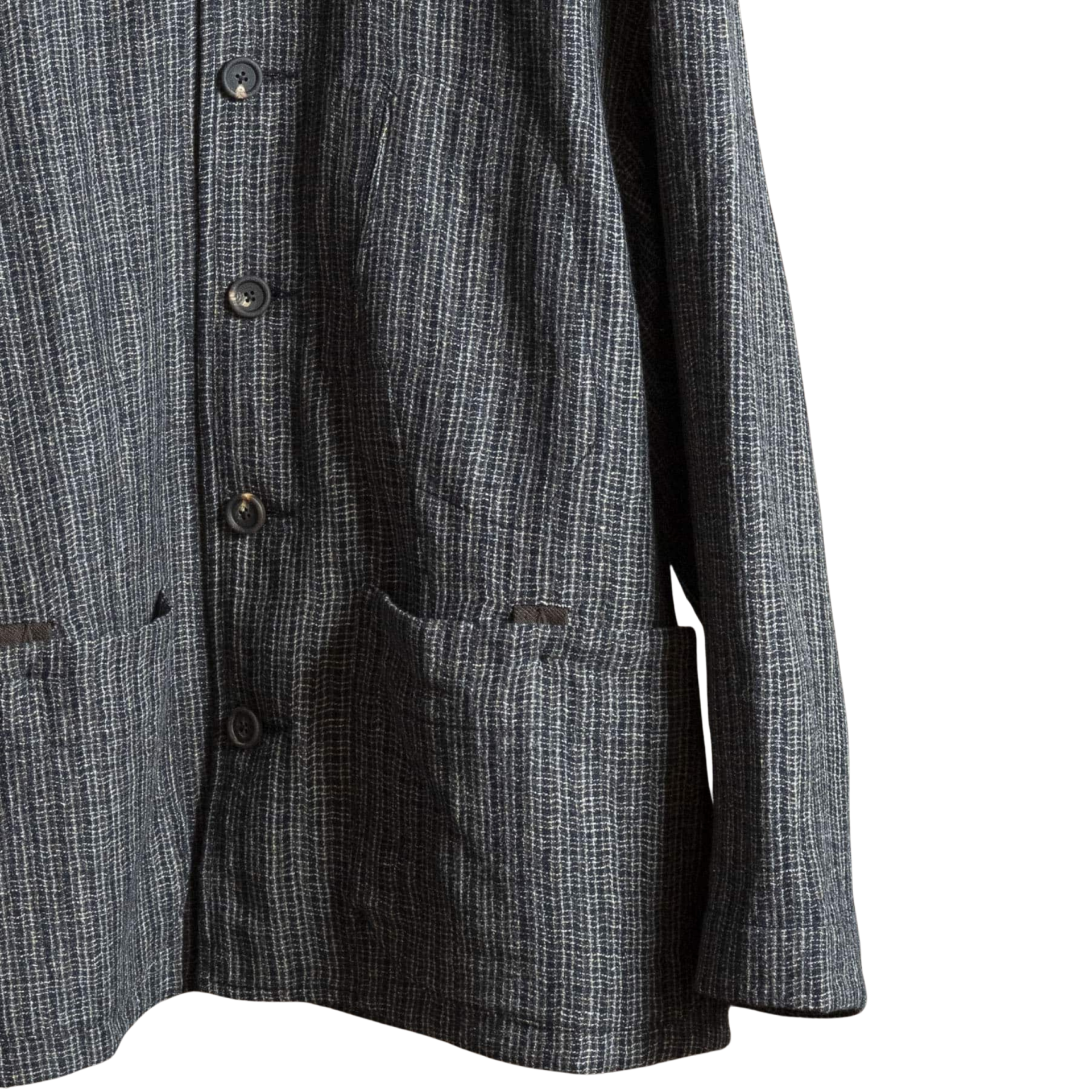 Ziggy Chen Gray jacket with patch pockets