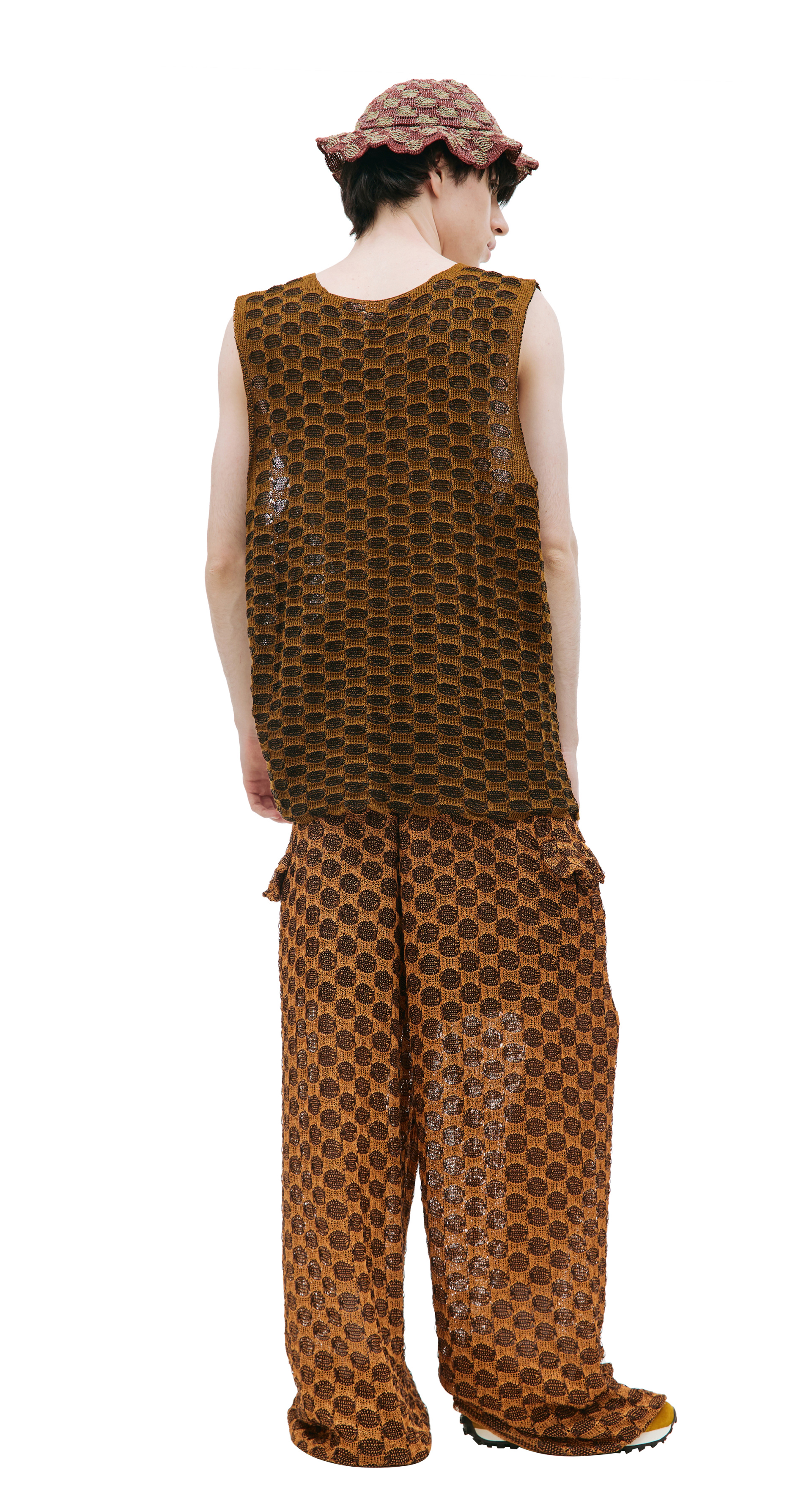 Isa Boulder Knitcheck tank top