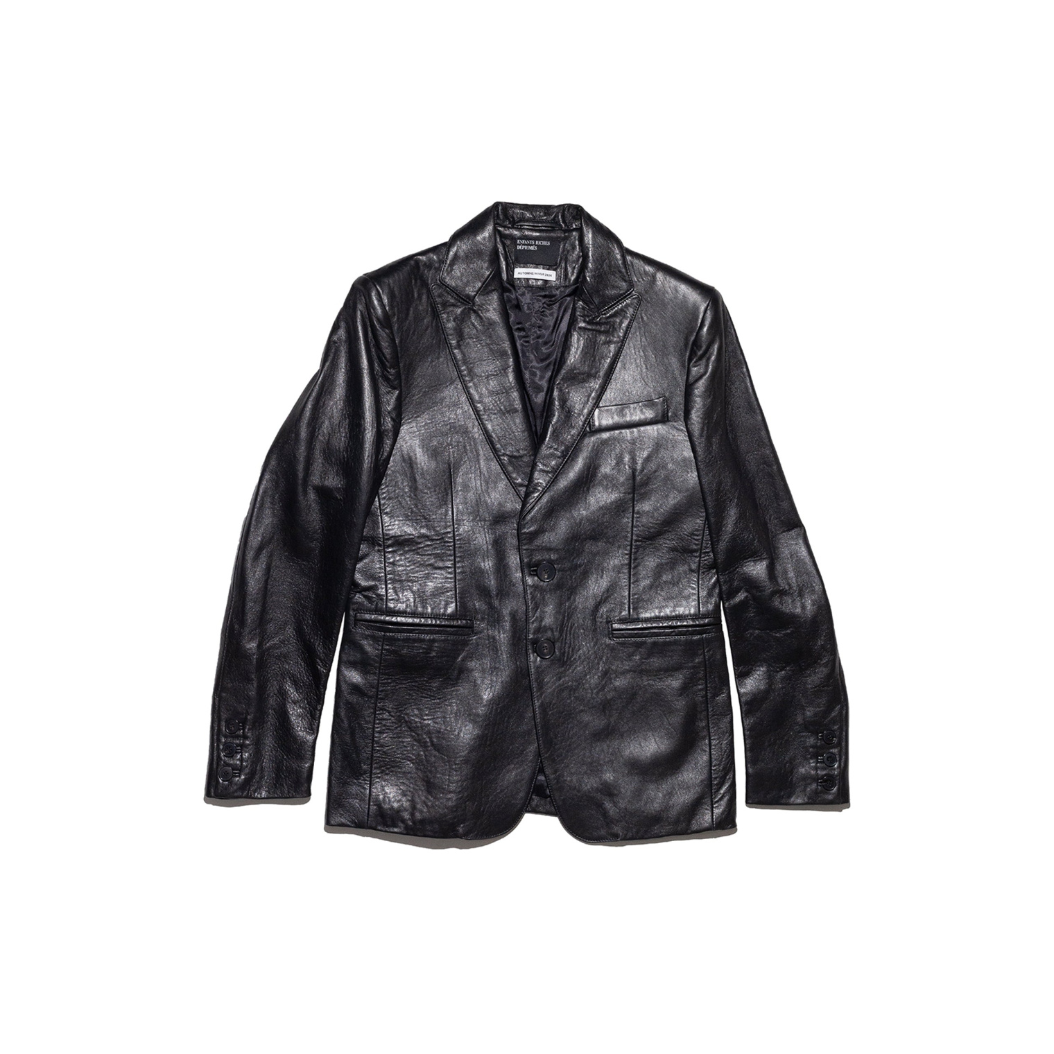 Enfants Riches Deprimes Perfect Junkie Leather Blazer