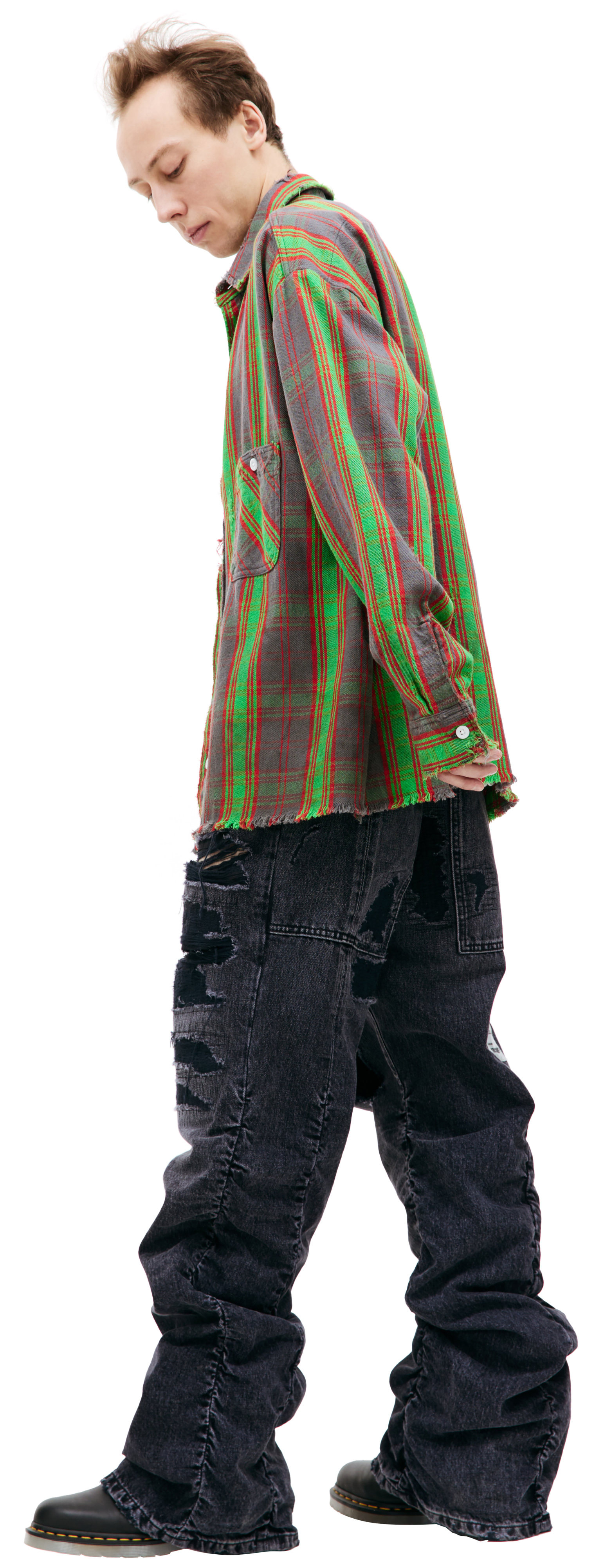 Saint Michael Saint Michael x Denim Tears cheked shirt