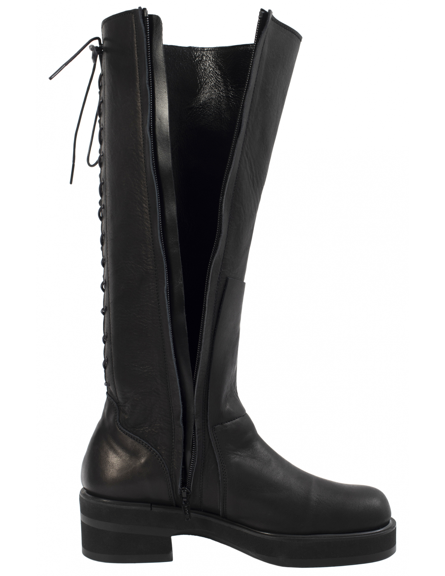 Yohji Yamamoto Black Leather Boots