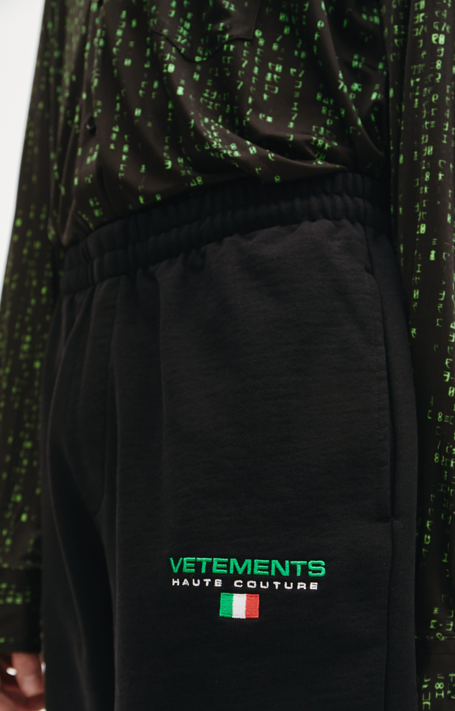 VETEMENTS Haute Couture Logo Sweatpants