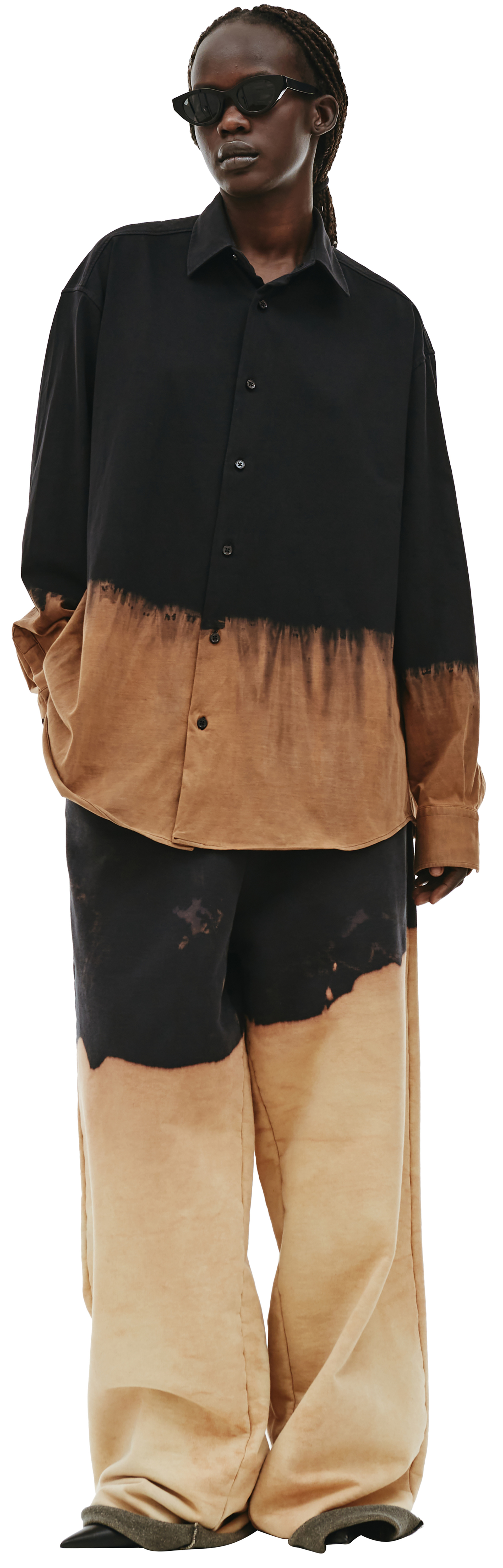 VETEMENTS Bleached cotton shirt