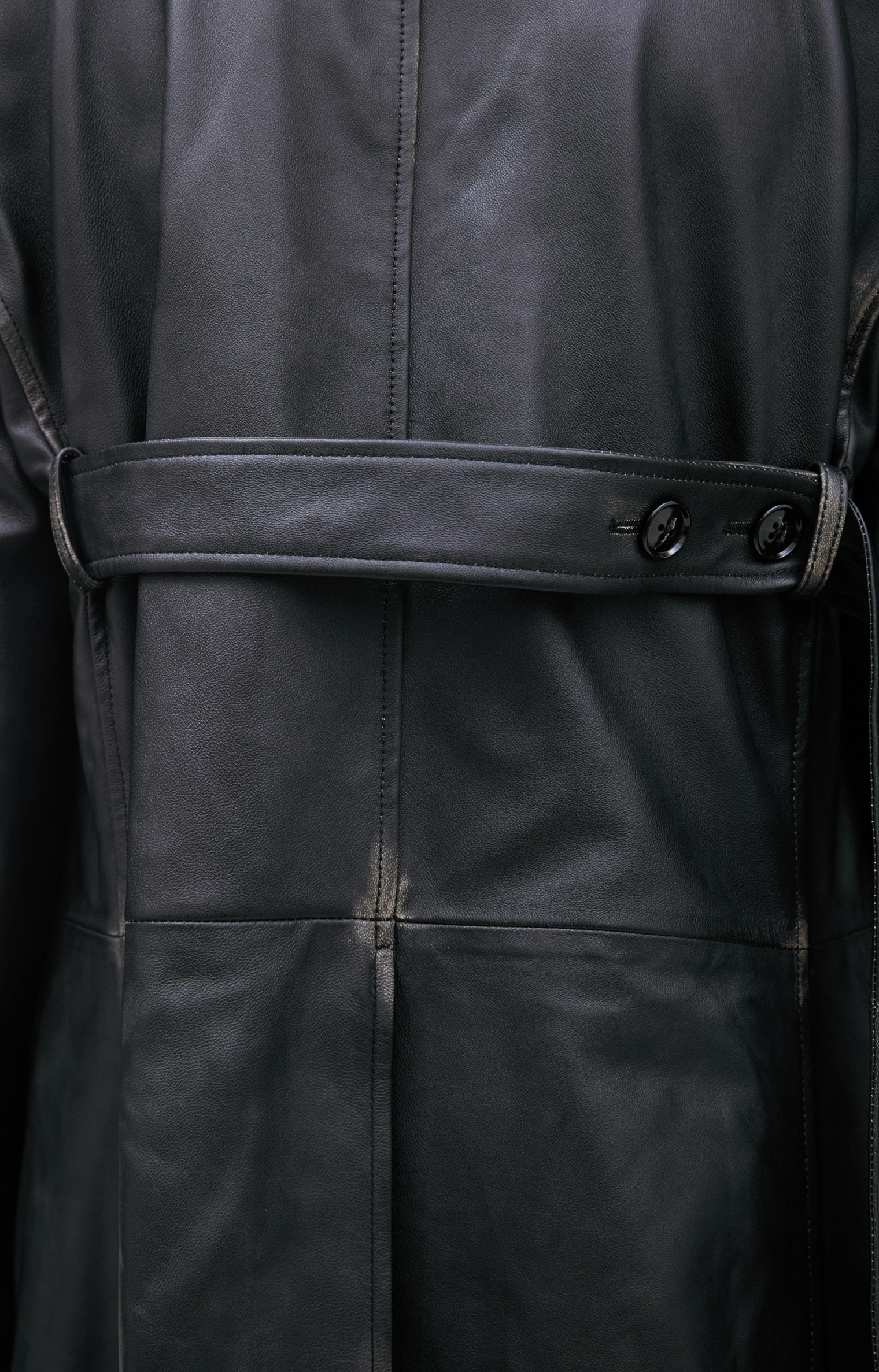 Ann Demeulemeester AILO 가죽 코트