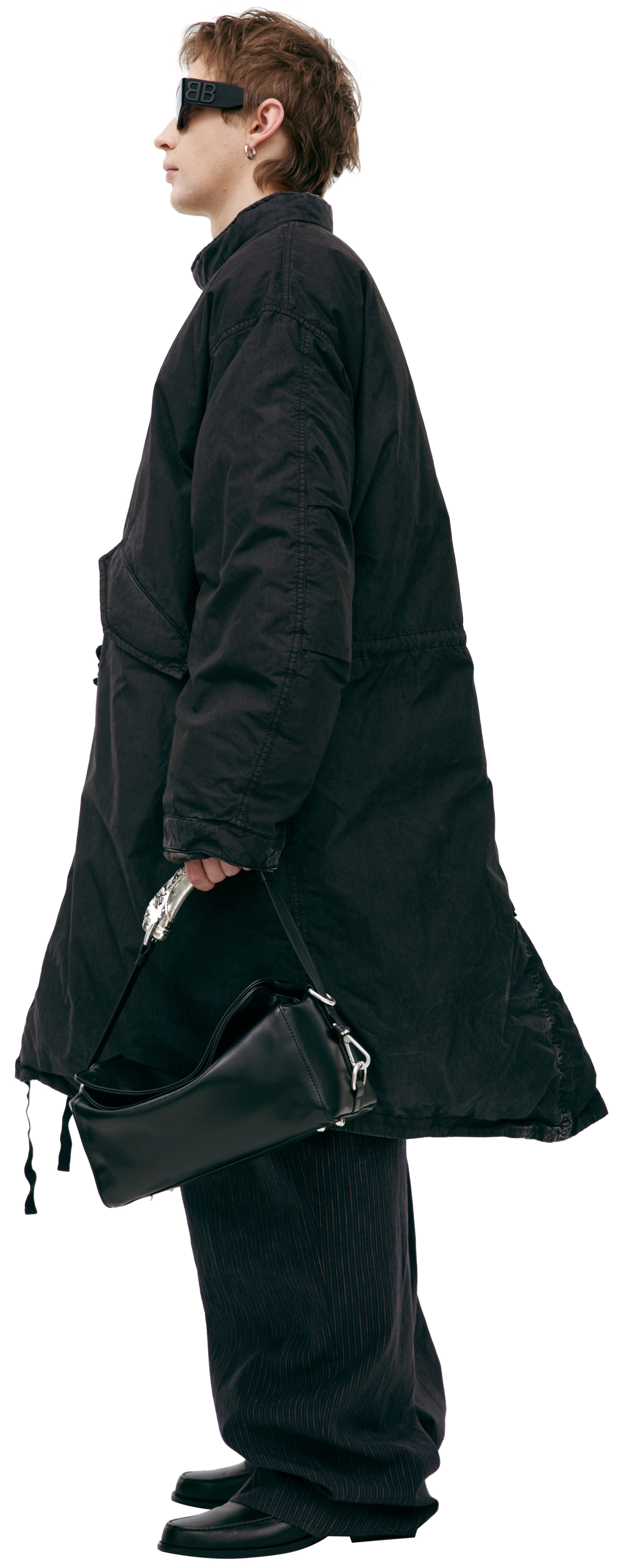 Enfants Riches Déprimés Black cotton parka