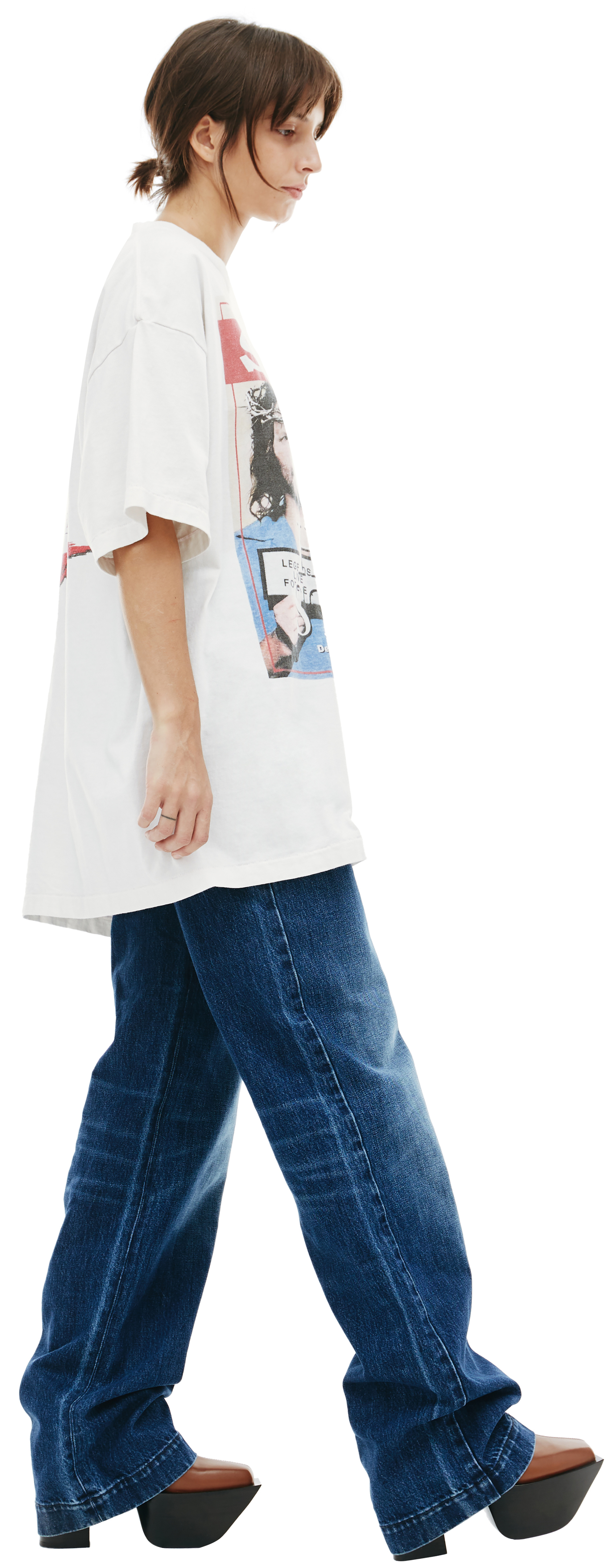 Saint Michael Denim Tears x Saint Michael Holy State T-Shirt