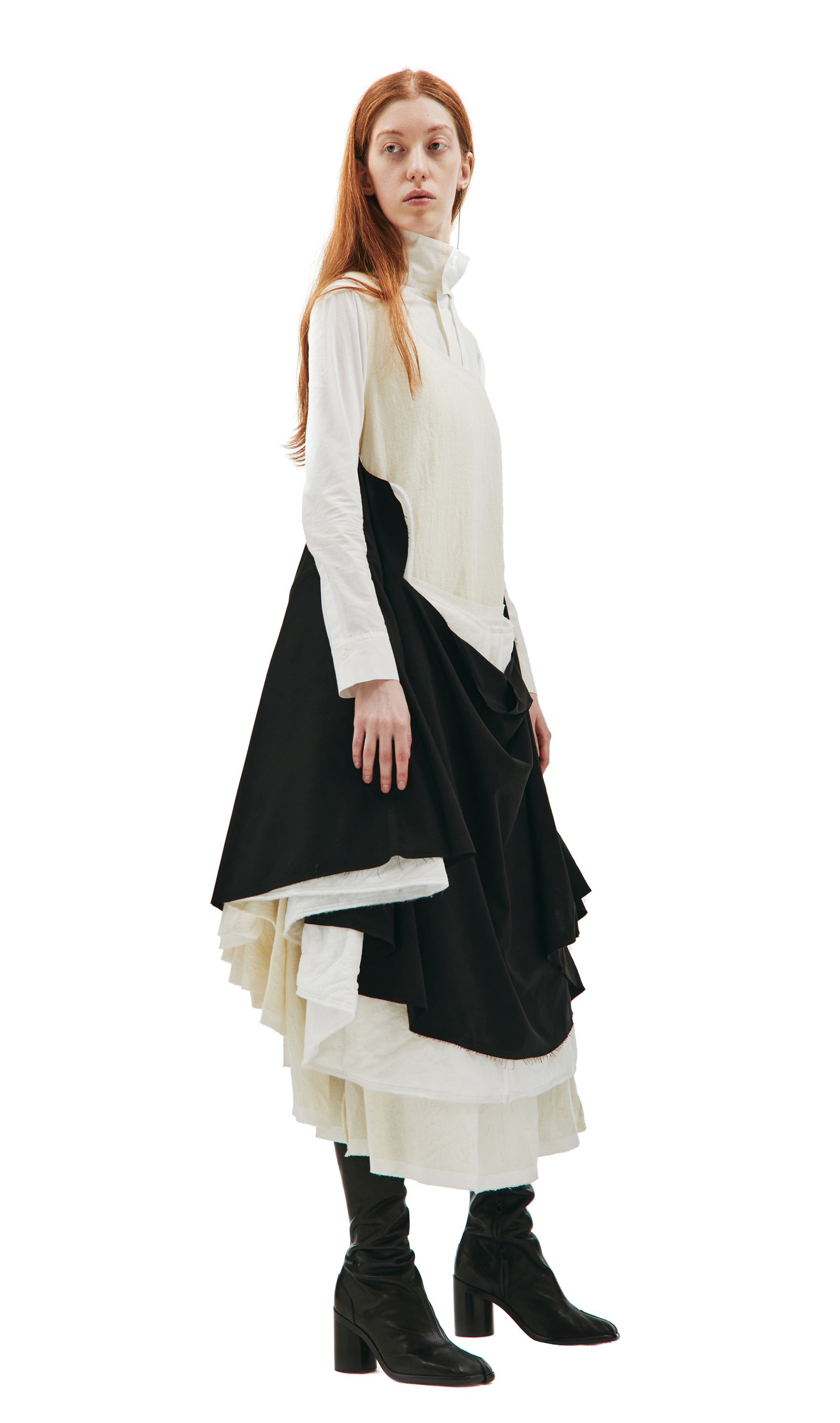 Comme des Garcons CdG Layered asymmetrical dress