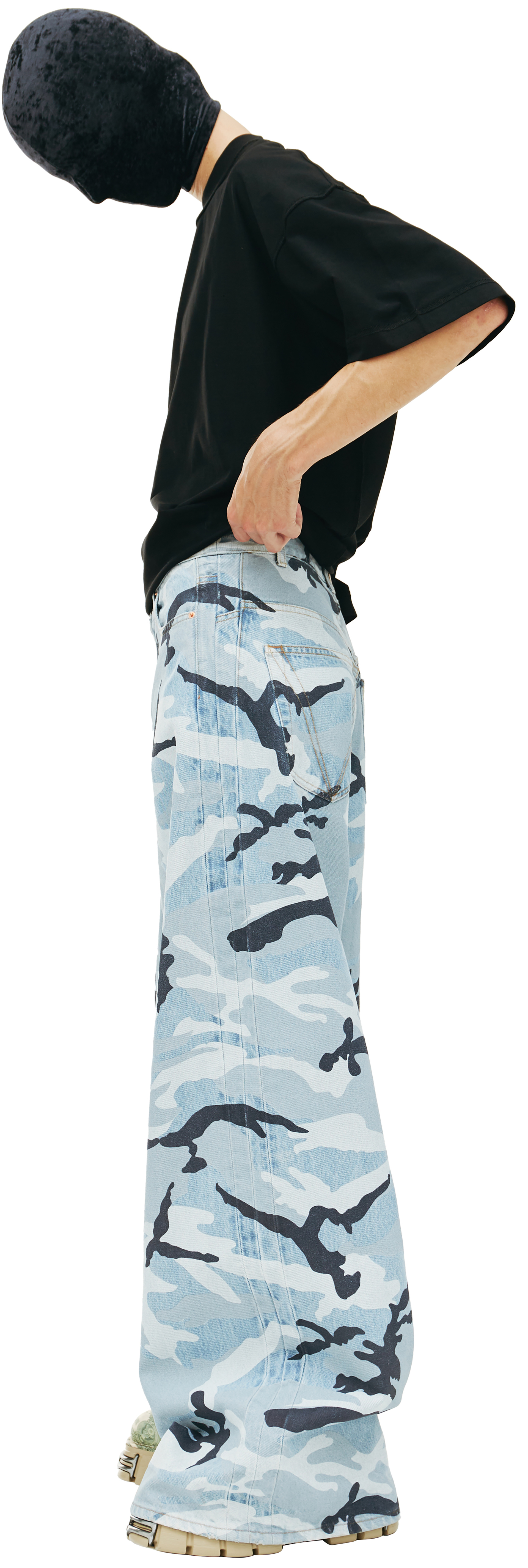 VETEMENTS Camo wide-leg jeans