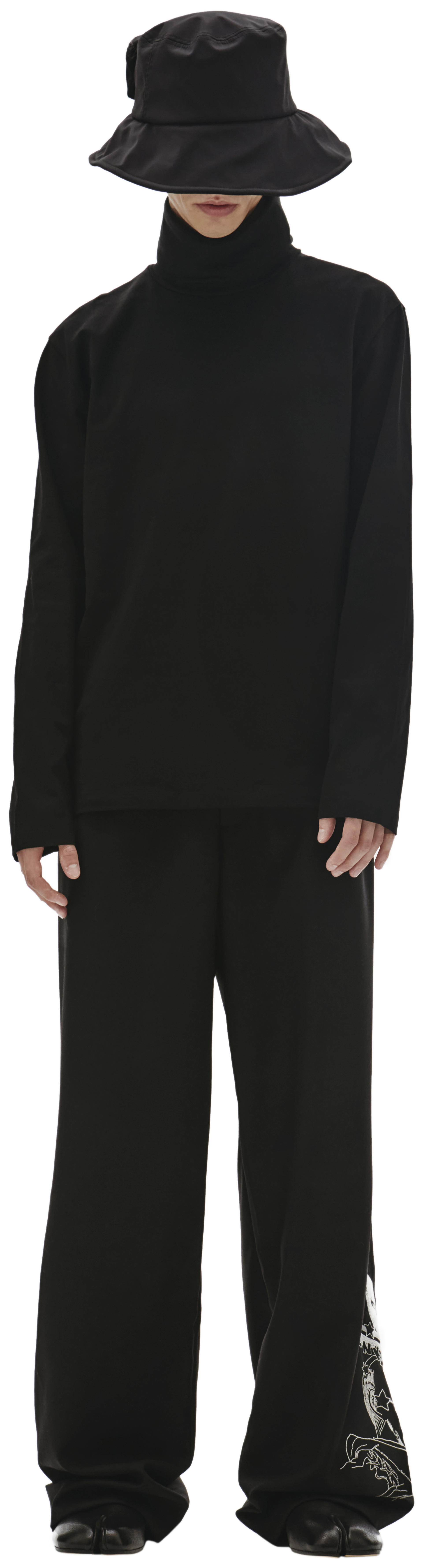 Jil Sander Basic Black Turtleneck