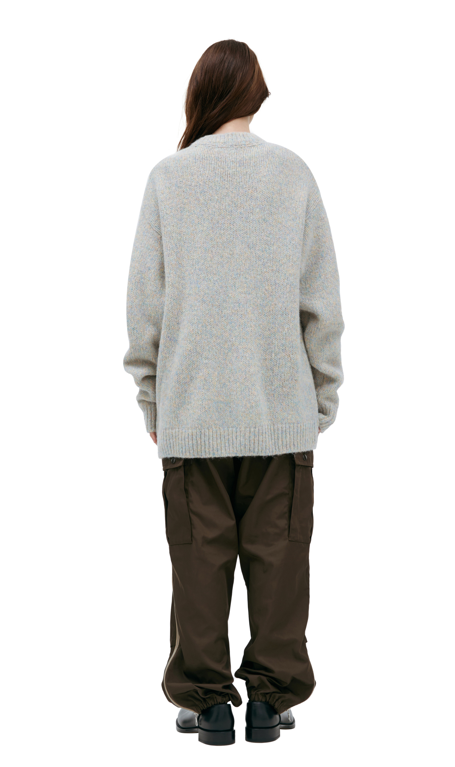 Dries Van Noten Combination wool cardigan