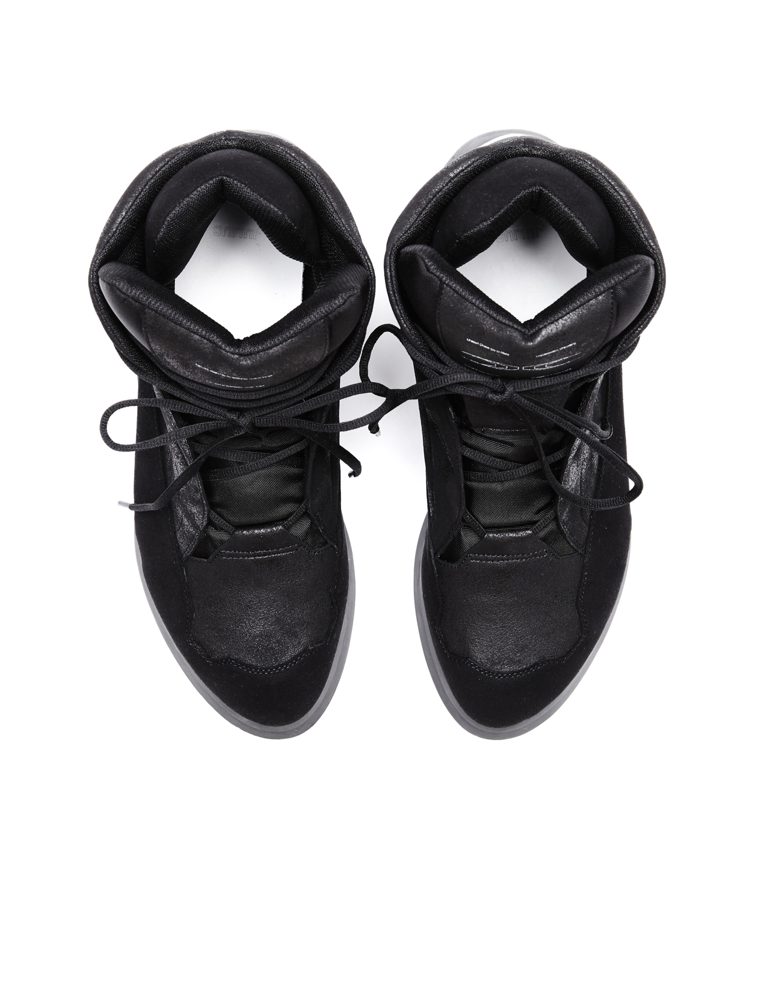 Julius Leather and textile boots